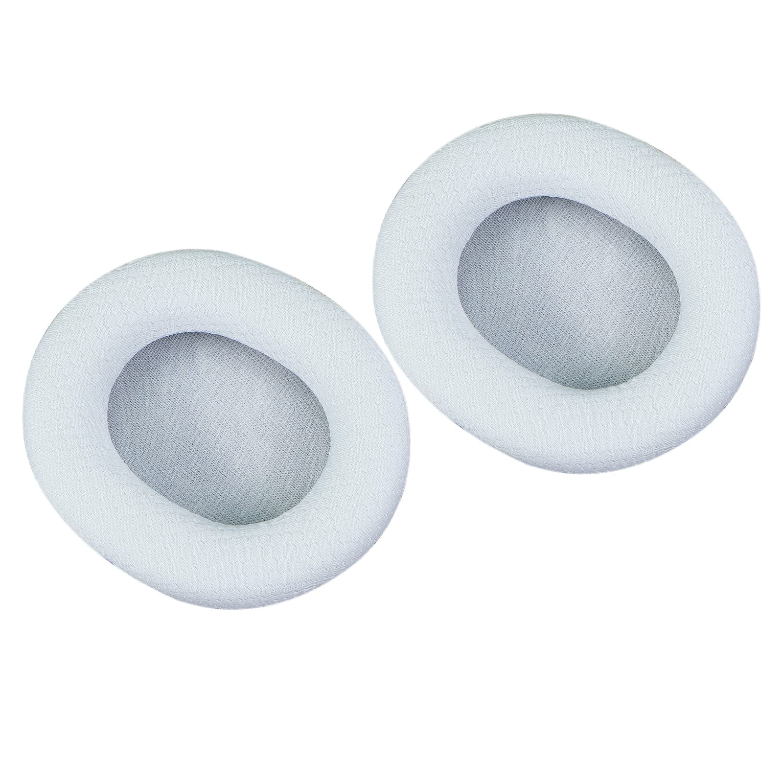 Premium Replacement Ear Pads Cushions for SteelSeries Arctis 1/3/5/7/9X/Pro/Prime Gaming Headset - Soft Memory Foam, Noise Isolation, Breathable Fabric (White) - Perfect for PC, PS5, Xbox & Long Gaming Sessions