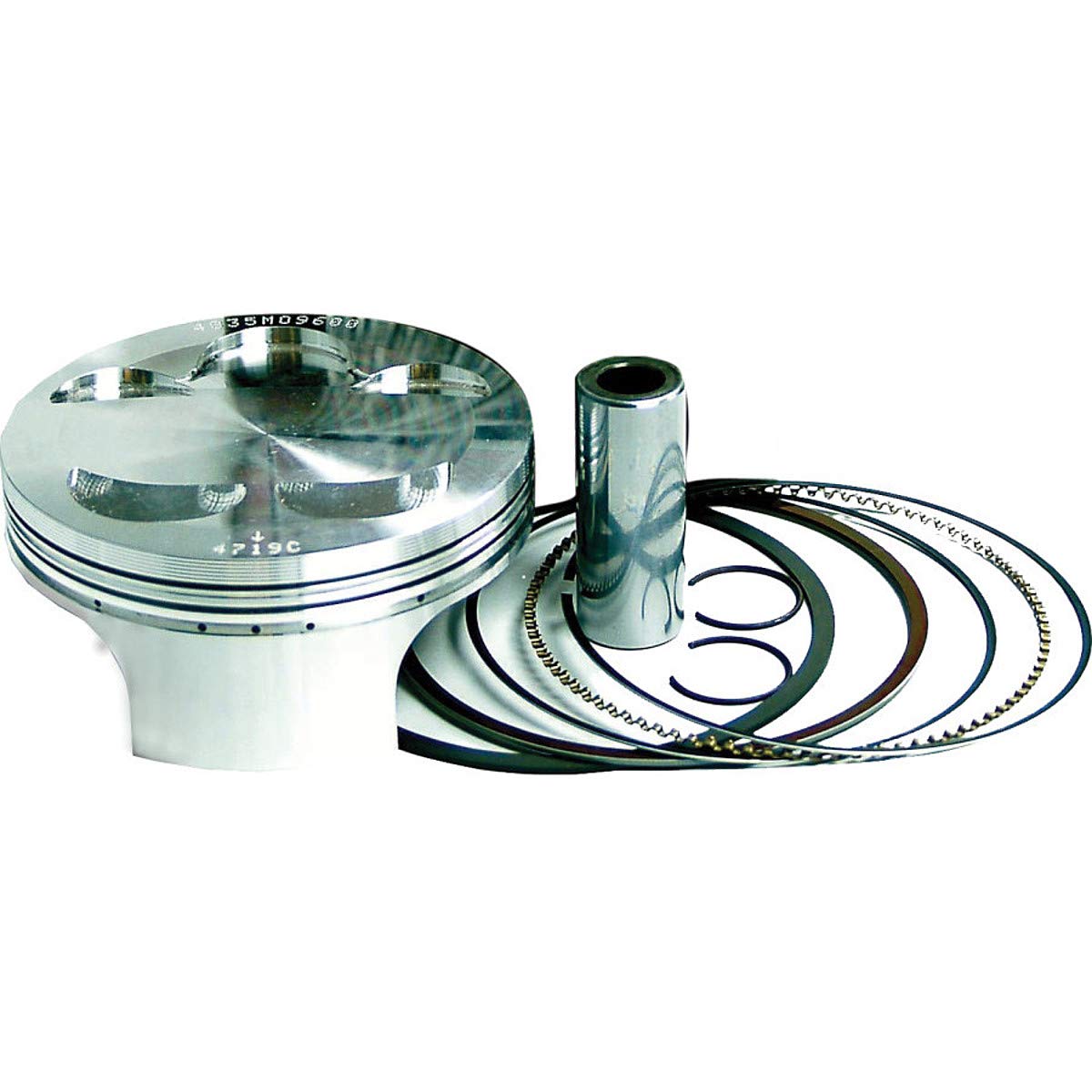 Wiseco 50.00mm 10.25:1 Compression Ratio 4-Stroke Piston Kit (40083M05000) - High Performance Replacement for Motorcycle, ATV & Dirt Bike Engines - Perfect for Racing, Off-Road & Engine Rebuilds