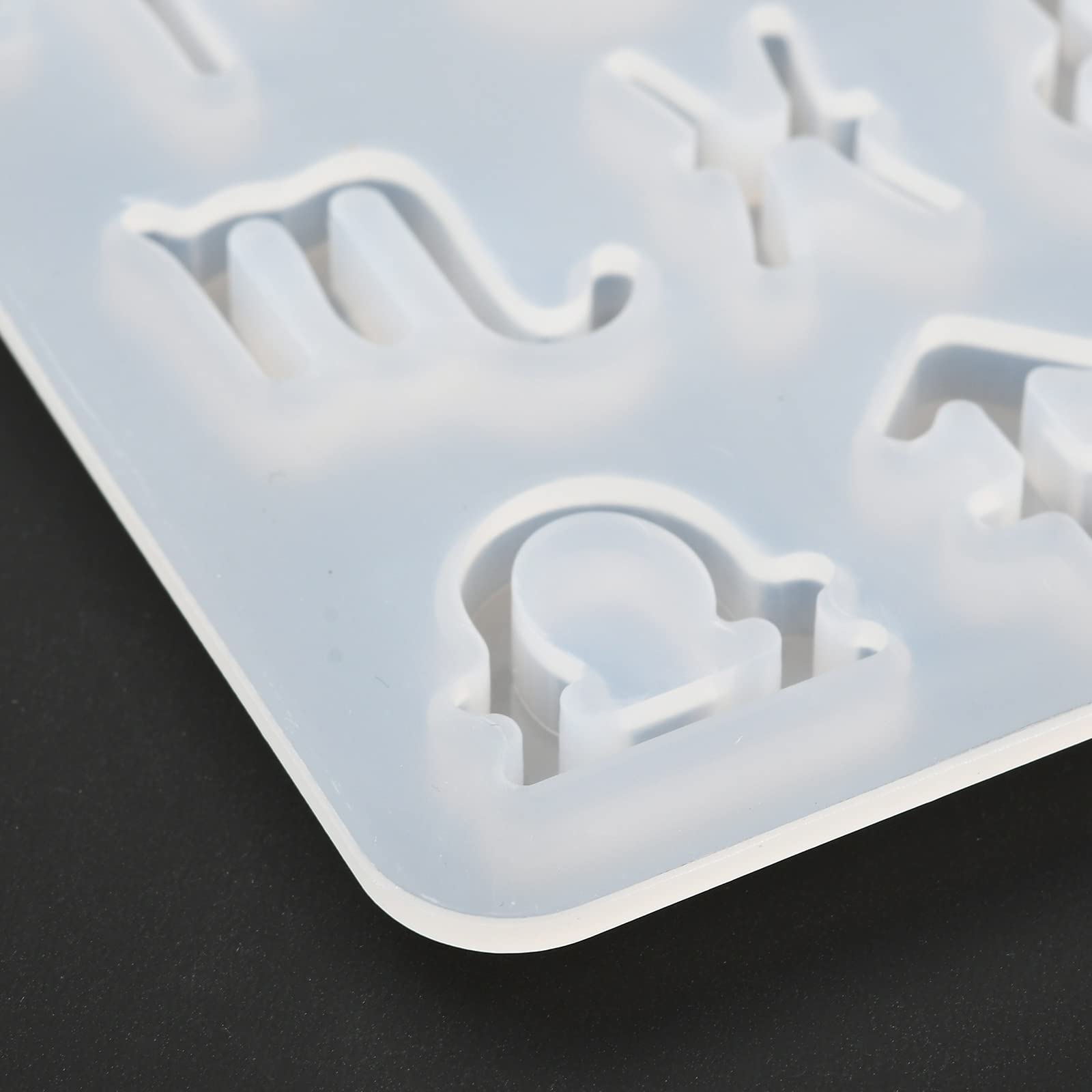 Craftdady 5-Piece Zodiac Sign Silicone Molds Set for Resin Jewelry Making - DIY Epoxy Resin Molds for Earrings, Pendants & Charms (12 Constellation Designs) - Perfect for UV Resin Casting, DIY Crafts & Unique Handmade Gifts