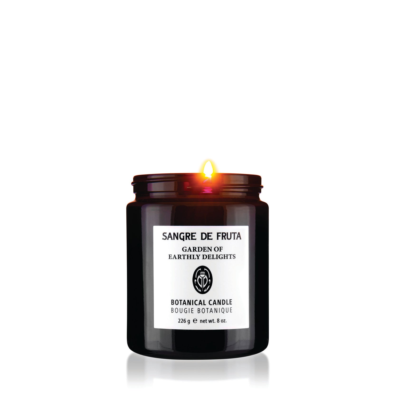 Botanical Candle - Garden of Earthly Delights | Natural Soy Wax Aromatherapy Candle for Home Relaxation & Meditation | Perfect for Spa, Yoga, and Romantic Ambiance