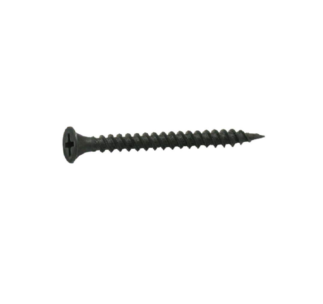 Grip Rite 114DWS8M 1-1/4-Inch Fine Thread Drywall Screws, Bugle Head, Black, 8,000 Count - Ideal for Drywall Installation and Home Renovation Projects