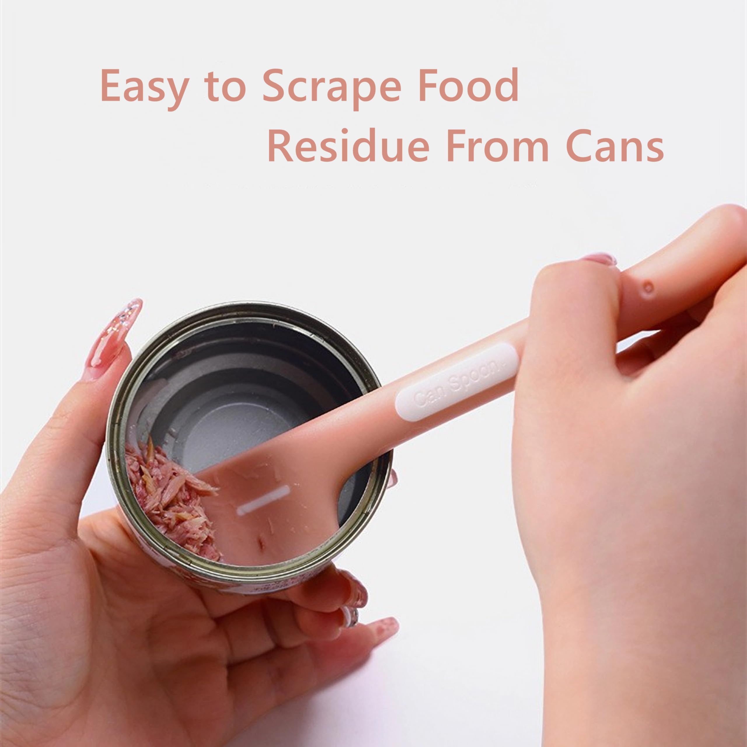 Upgraded Cat Food Spoon with Lid - 2 Sets for Wet Pet Food - Perfect for Mess-Free Feeding