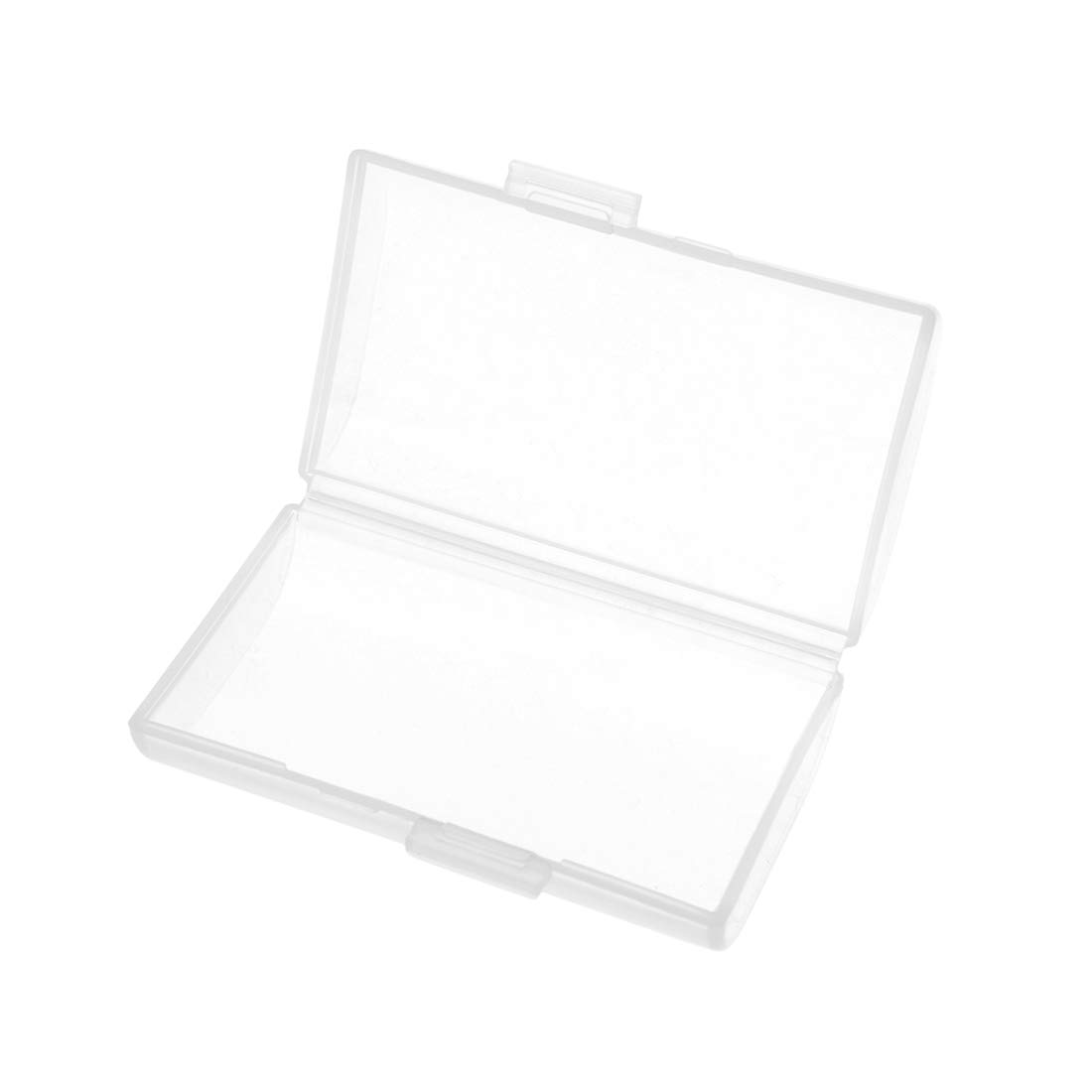 uxcell 10 Pcs Transparent AA Battery Storage Case Holder - 2 x AA Battery Capacity - Perfect for Organizing Home, Office, and Travel Essentials