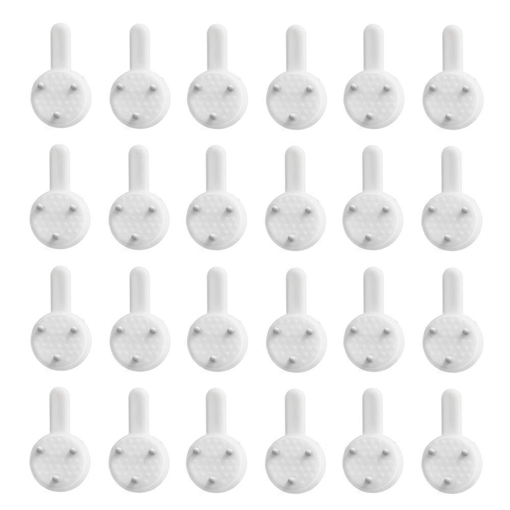 50Pcs Invisible Hardwall Hangers - Traceless Plastic Picture Hooks for Photo Frames, Wedding Photos & Wall Clocks - Damage-Free Drywall Hanging Kit for Home & Office Decor