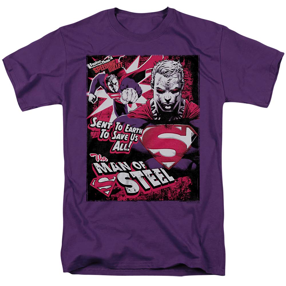 Superman Save Us All Unisex T-Shirt for Men & Women - Comfortable Cotton Tee for Superhero Fans, Cosplay & Casual Wear