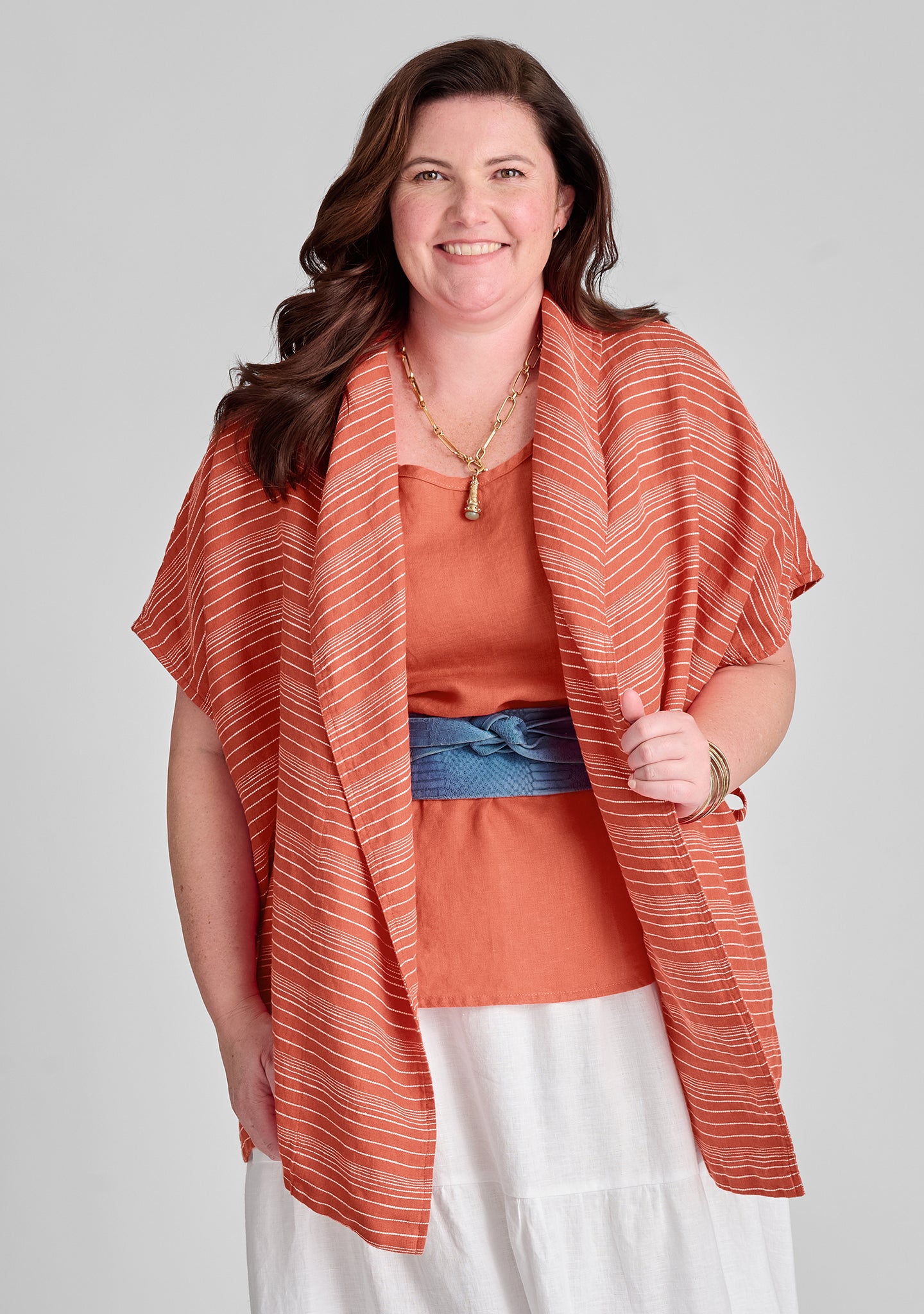 Stylish Linen Cardigan Wrap - Lightweight Summer Cover-Up for Women | Perfect for Beach, Office & Casual Outings
