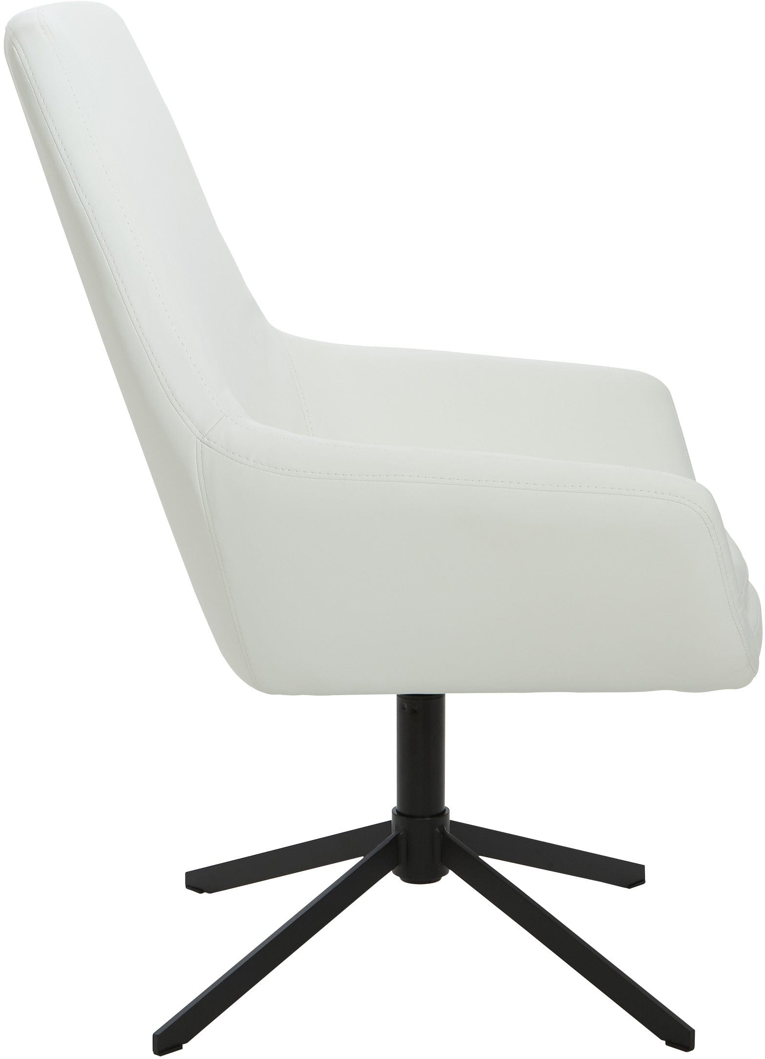 Office Star Modern Scoop Office Chair with Adjustable Height & Swivel Base [FL80228] - Ergonomic Desk Chair for Home Office & Workspace