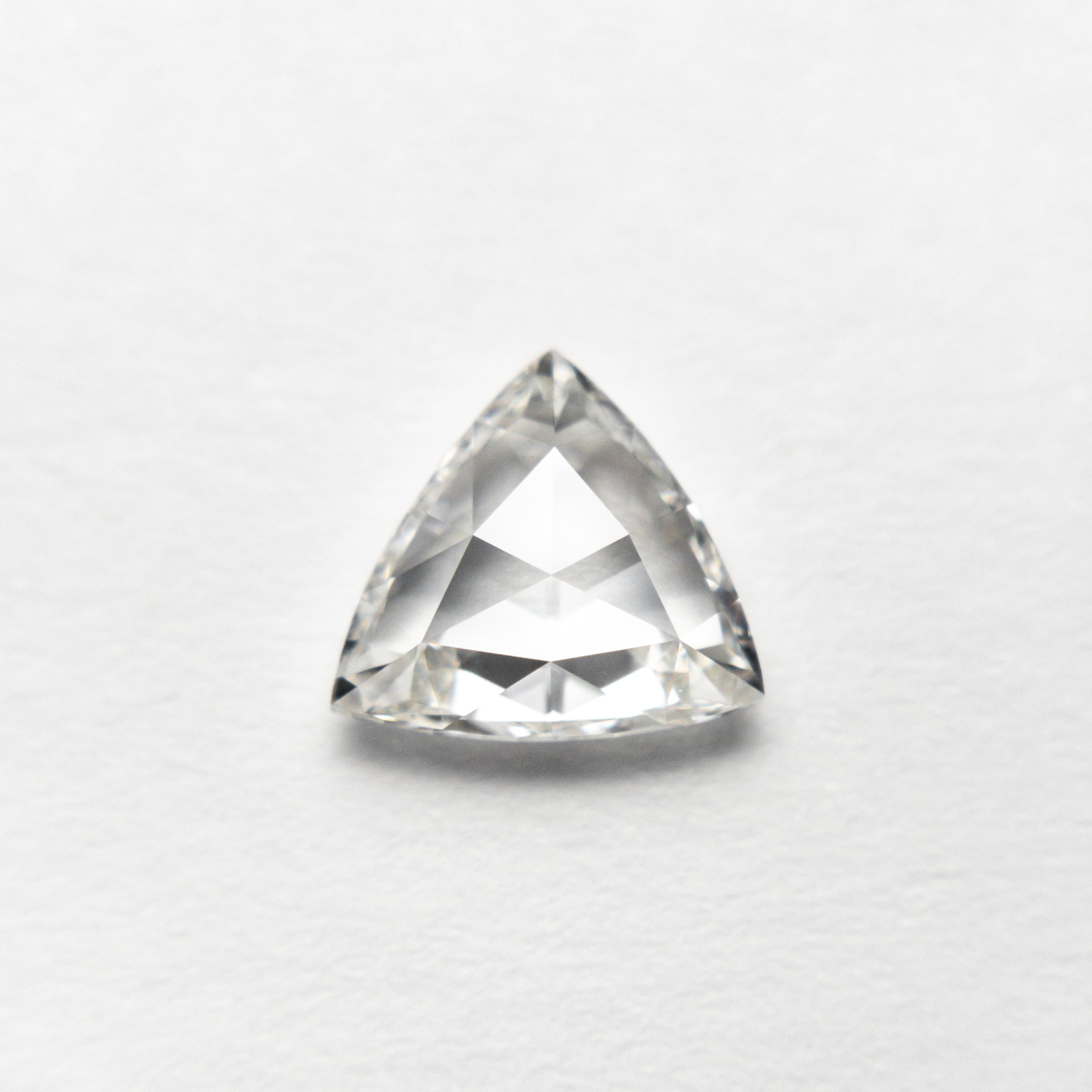 0.90ct 6.42x7.14x2.52mm VS2 G Trillion Rose Cut Diamond - Loose Gemstone for Jewelry Making, Engagement Rings & Custom Designs | USA Imported