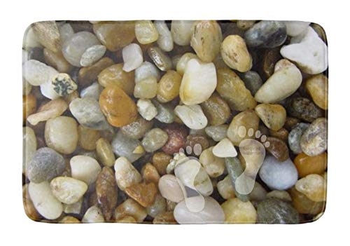 Absorbent Plush Bathroom Rug 16x24 Inch - Non-Slip Indoor Mat for Bath & Shower