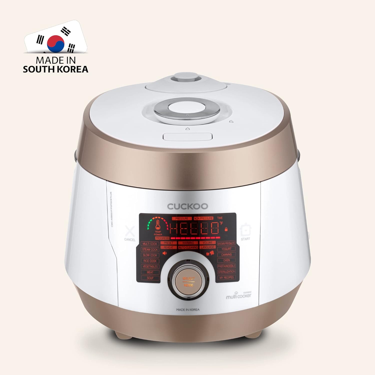 Refurbished B Grade 5 Quart Premium Multi Pressure Cooker (CMC ASB501F) - Fast Cooking for Rice, Soup & Meat | Perfect for Home Kitchens & Meal Prep