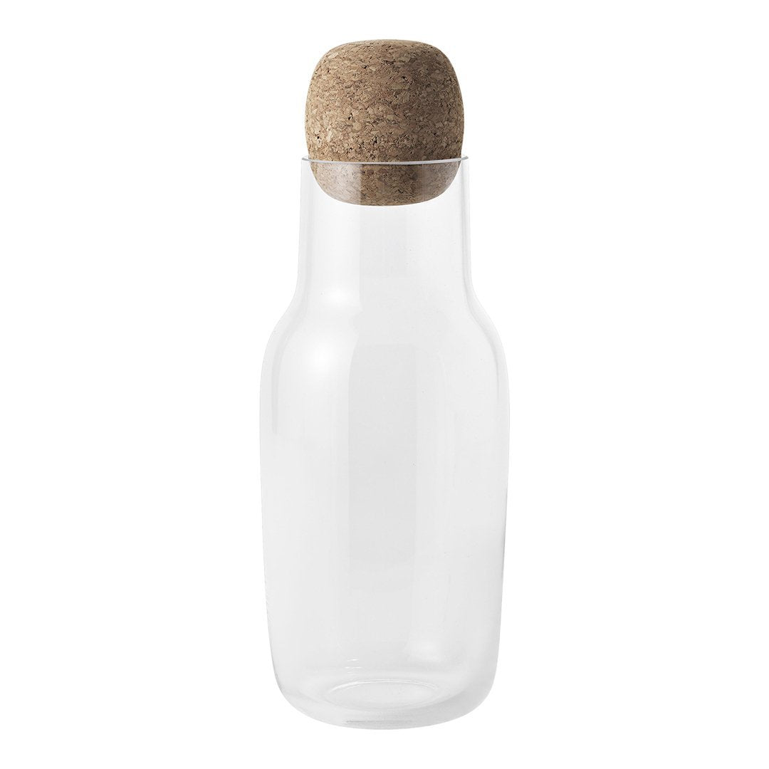 Muuto Engesvik Corky Carafe - Elegant Glass Water Pitcher with Cork Stopper for Home, Kitchen, and Dining Table Decor