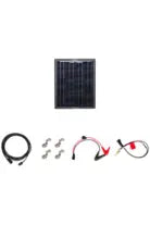 Zamp Solar OBSIDIAN Series 25W Solar Panel Trickle Charger Kit with Magnetic Mounts - Perfect for RV, Boat, and Off-Grid Power Charging