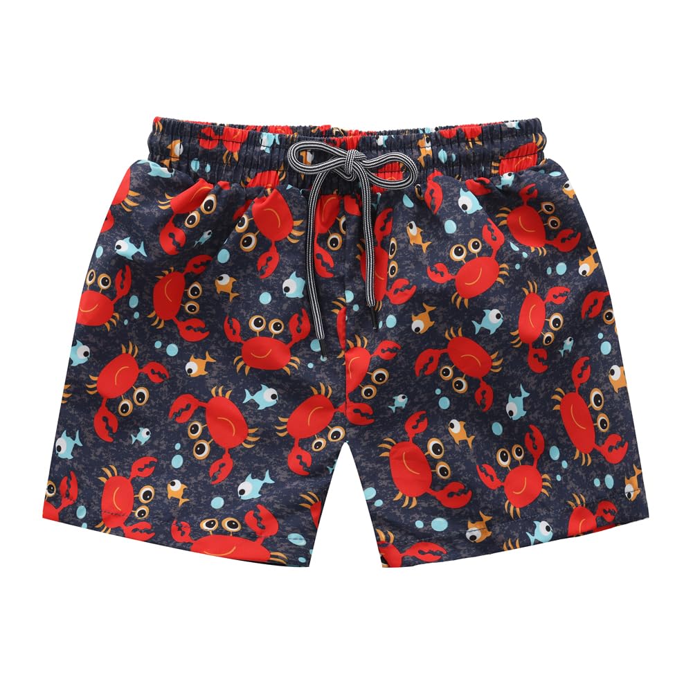 3-Piece Baby Boys Swimwear Set - Long Sleeve Rashguard, Swim Trunks & Sun Hat for Toddlers | UV Protection Beach & Pool Outfit