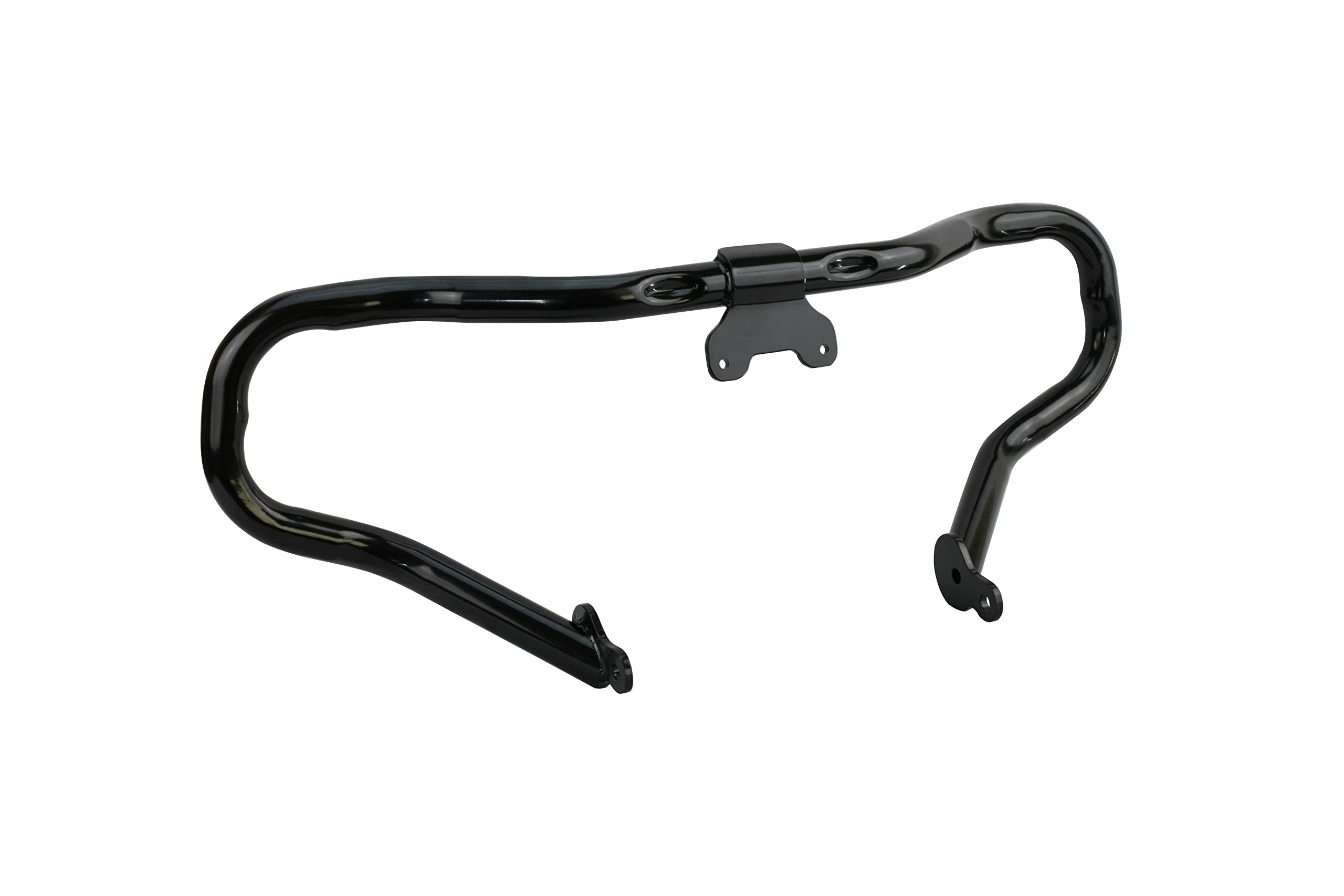 Harley Touring Chopped Engine Guard for Street Glide, Electra Glide, Revival & Road King (2014-2024) - Gloss Black Finish | Motorcycle Protection & Style Upgrade for Long Rides & Custom Looks