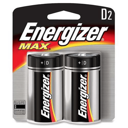 D MAX 2 Pack Alkaline Batteries - Long Lasting AA Batteries for Flashlights, Toys, Remote Controls & Electronic Devices - High Performance Power Supply for Home & Office Use