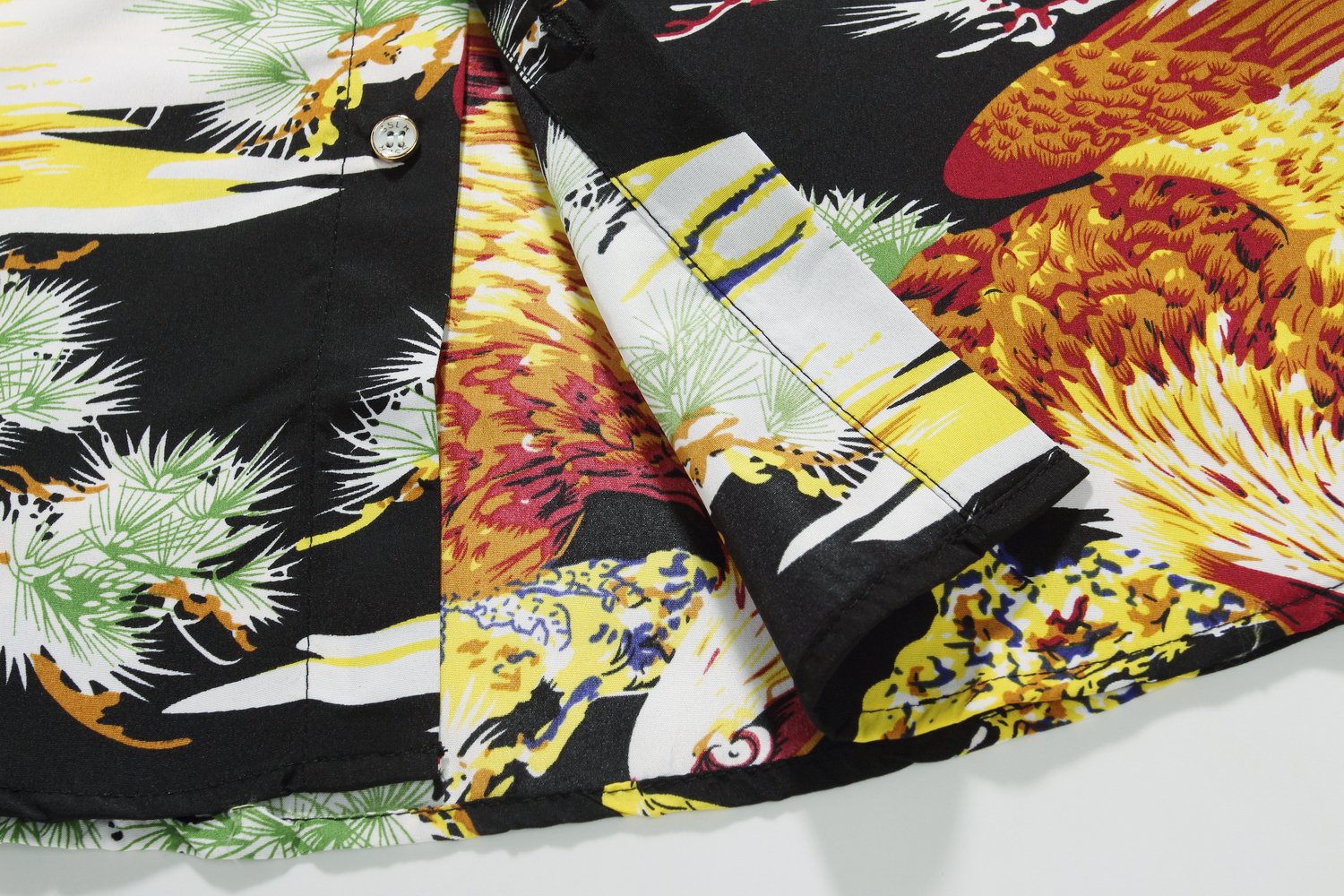 Men's Hawaiian Shirt - SSLR Short Sleeve Button Down Casual Summer Shirt for Beach, Vacation & Tropical Party Wear
