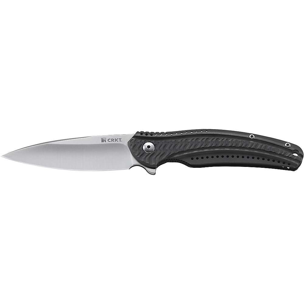 CRKT Onion Ripple Folding Pocket Knife - Stainless Steel Blade, EDC Everyday Carry Tool for Camping, Hiking & Outdoor Adventures