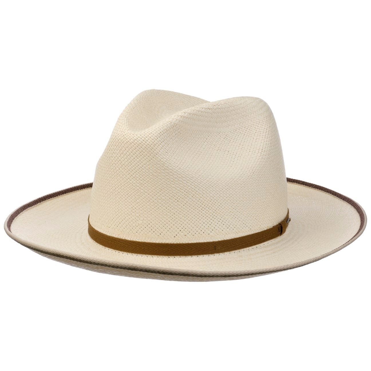 Bailey 1922 Parson Panama Hat for Men - Classic Straw Fedora with Black Band | Perfect for Summer, Beach Vacations & Outdoor Events