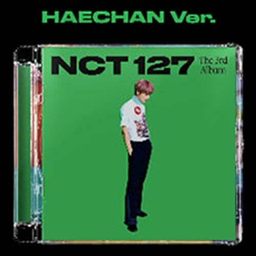NCT 127 [STICKER] 3rd Album (Jewel Case) - Haechan Version | CD + 16p Photo Book + 12p Lyric Booklet + AR Clip Card + AR Photo Card | K-Pop Collectible for Fans & Music Lovers