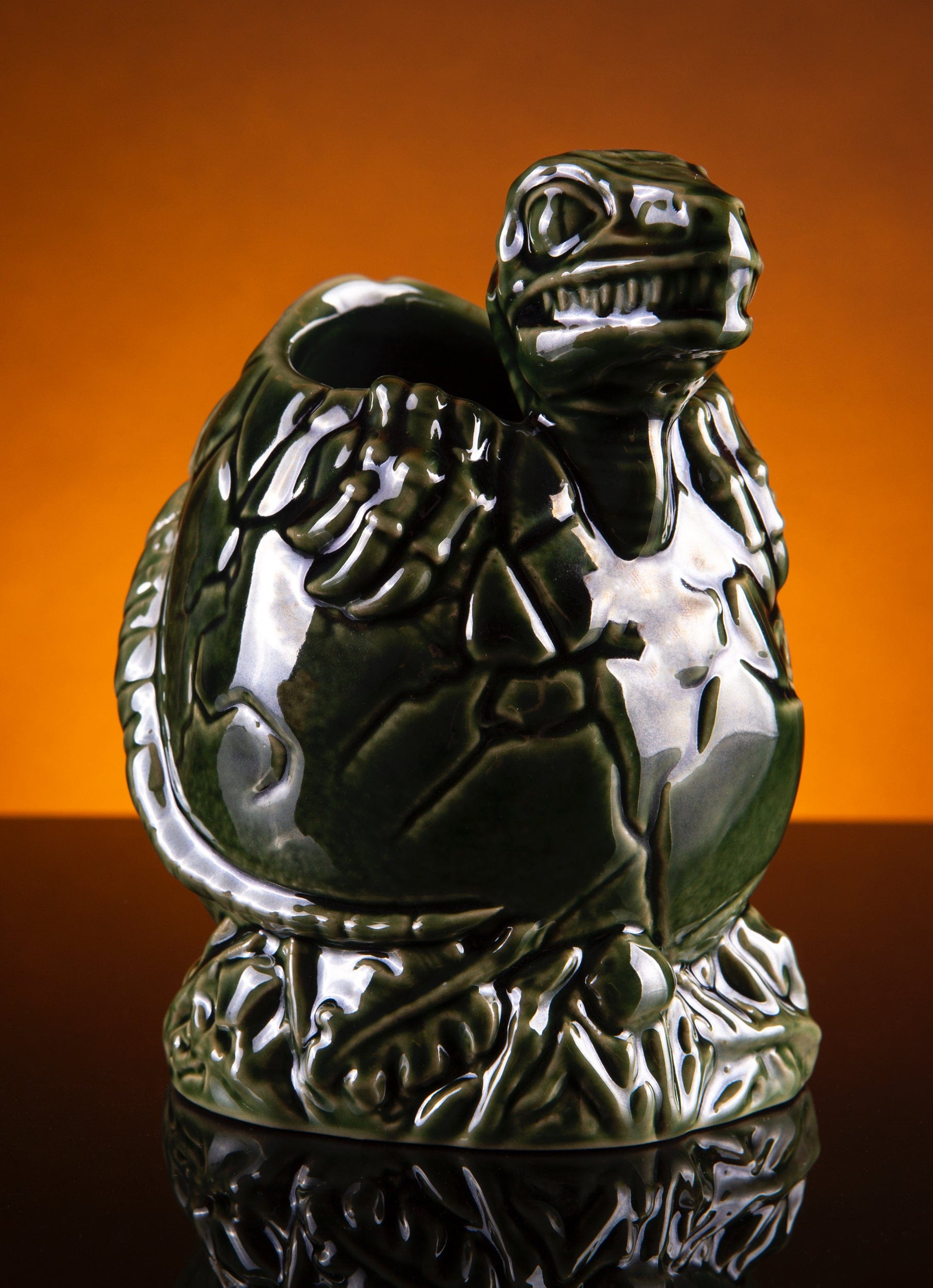 Jurassic Park Baby Raptor Tiki Mug - Isla Nublar Collectible Ceramic Cup for Coffee, Tea & Cocktails - Perfect for Movie Nights & Dinosaur-Themed Parties