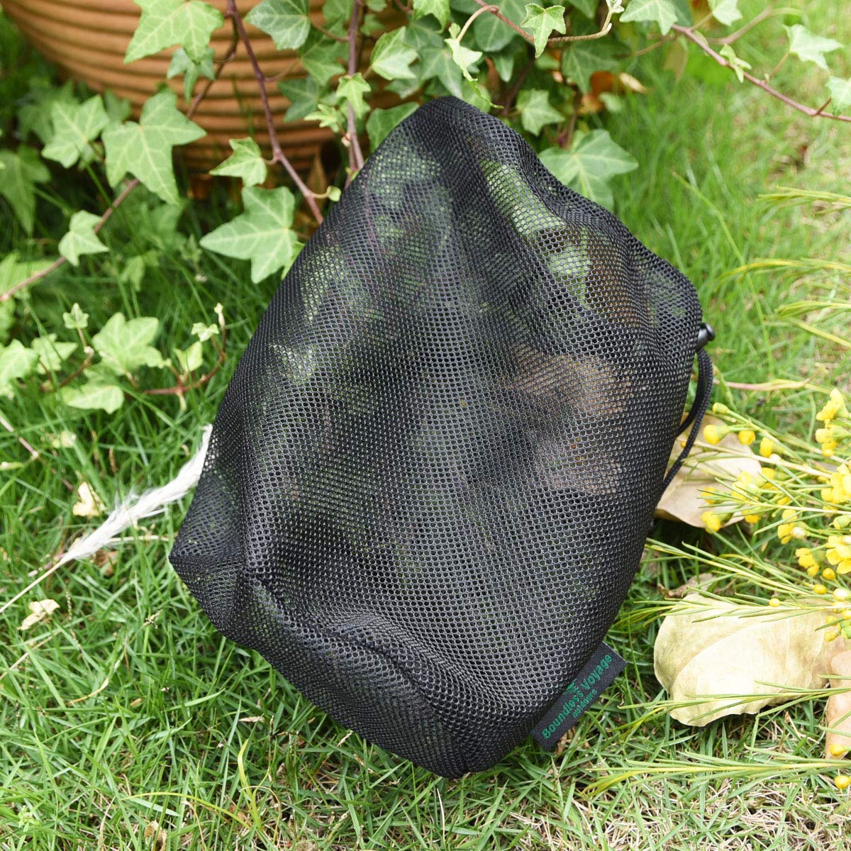 5-Pack Durable Nylon Mesh Storage Bags for Golf Balls, Pots & Outdoor Tools - Waterproof & Lightweight Organizer for Camping, Hiking & Sports Equipment