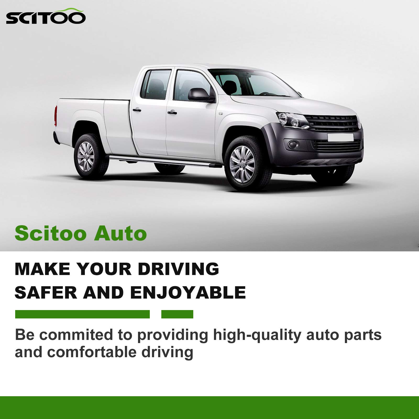 SCITOO 12-Piece Front Suspension Kit for Chevrolet Blazer S10, GMC Jimmy Sonoma, Isuzu Hombre - Includes Center Link, Tie Rod Ends, Upper/Lower Ball Joints, Sway Bar, Idler Arm (DS1047, ES3380T, K6145T) | Perfect for Off-Roading, Daily Commuting & Truck Maintenance