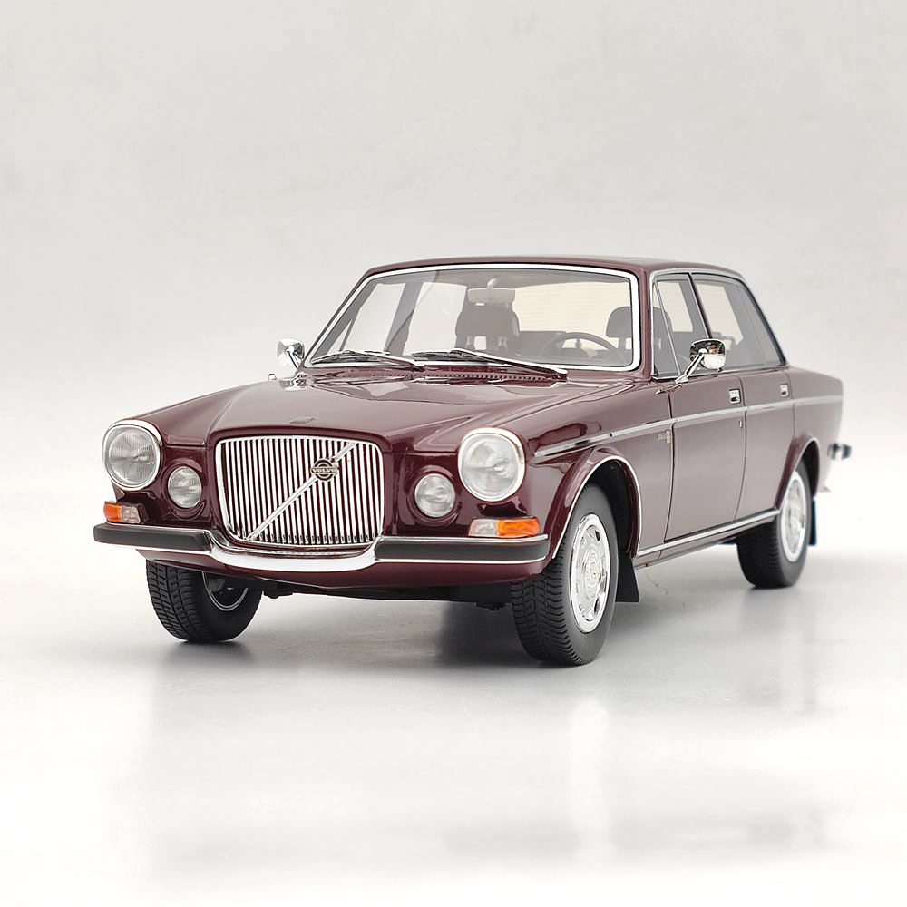 1/18 Scale Volvo 164 E 1972 Limited Edition Resin Model Car - DNA Collectibles DNA000158 - Red Diecast Vehicle for Collectors & Enthusiasts (Perfect for Display, Gifts, and Automotive Collections)