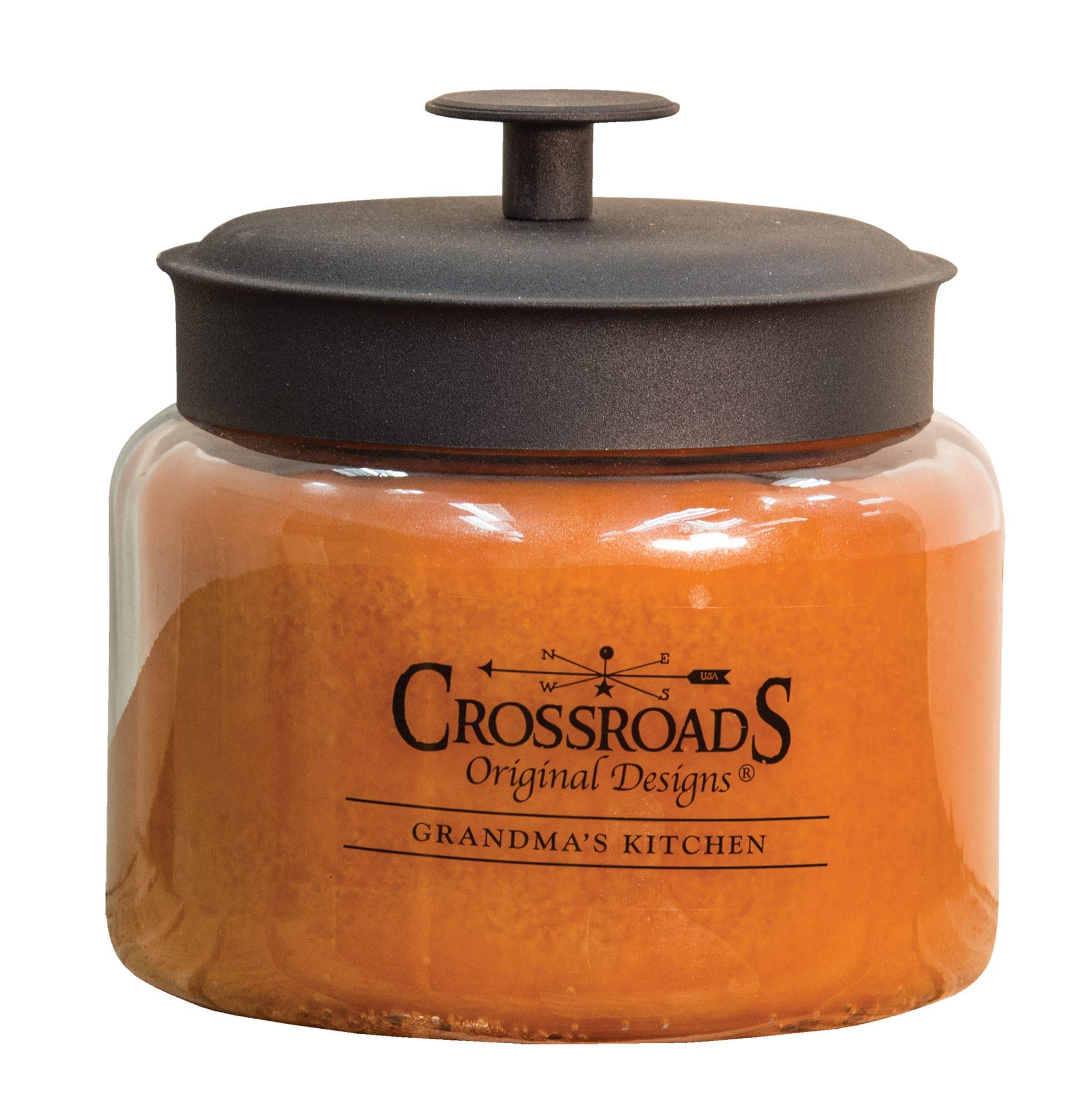 Crossroads Grandma's Kitchen Scented Jar Candle - 48oz Large Soy Wax Candle for Home, Gifts & Relaxation - Perfect for Living Room, Bedroom, Bathroom & Romantic Dinners
