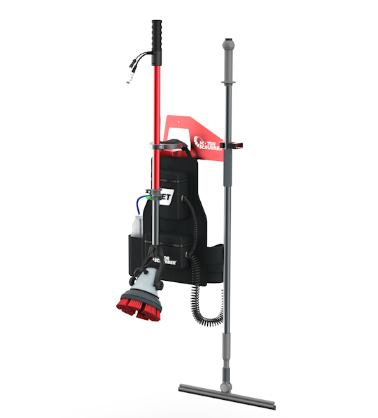 MotorScrubber Wall Dock - Charging Station for Electric Scrubber - Perfect for Kitchen, Bathroom & Tile Cleaning - Easy Mount & Organize Your Cleaning Tools
