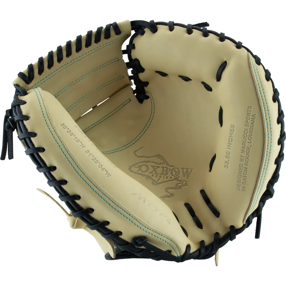 Marucci Oxbow M Type 235C1 33.5 Inch Baseball Catcher's Glove - Professional Quality for Catchers & Infielders - Perfect for MLB Training & Youth Baseball Games