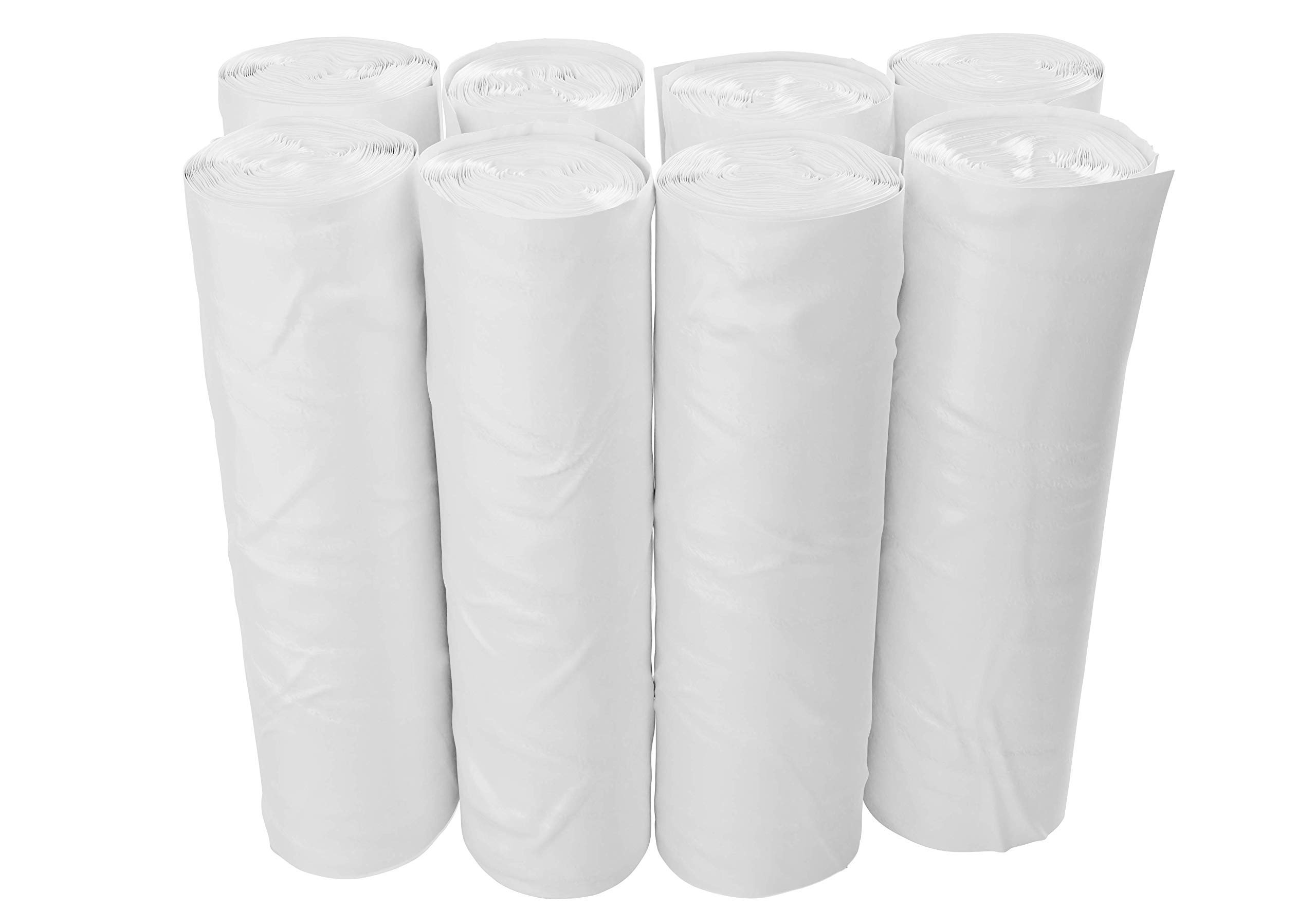 **Heavy Duty 6-10 Gallon Trash Bags (1000 Count) & 50 Gallon Large Trash Bags (200 Count) – Strong, Leak-Proof for Home, Office, and Commercial Use**