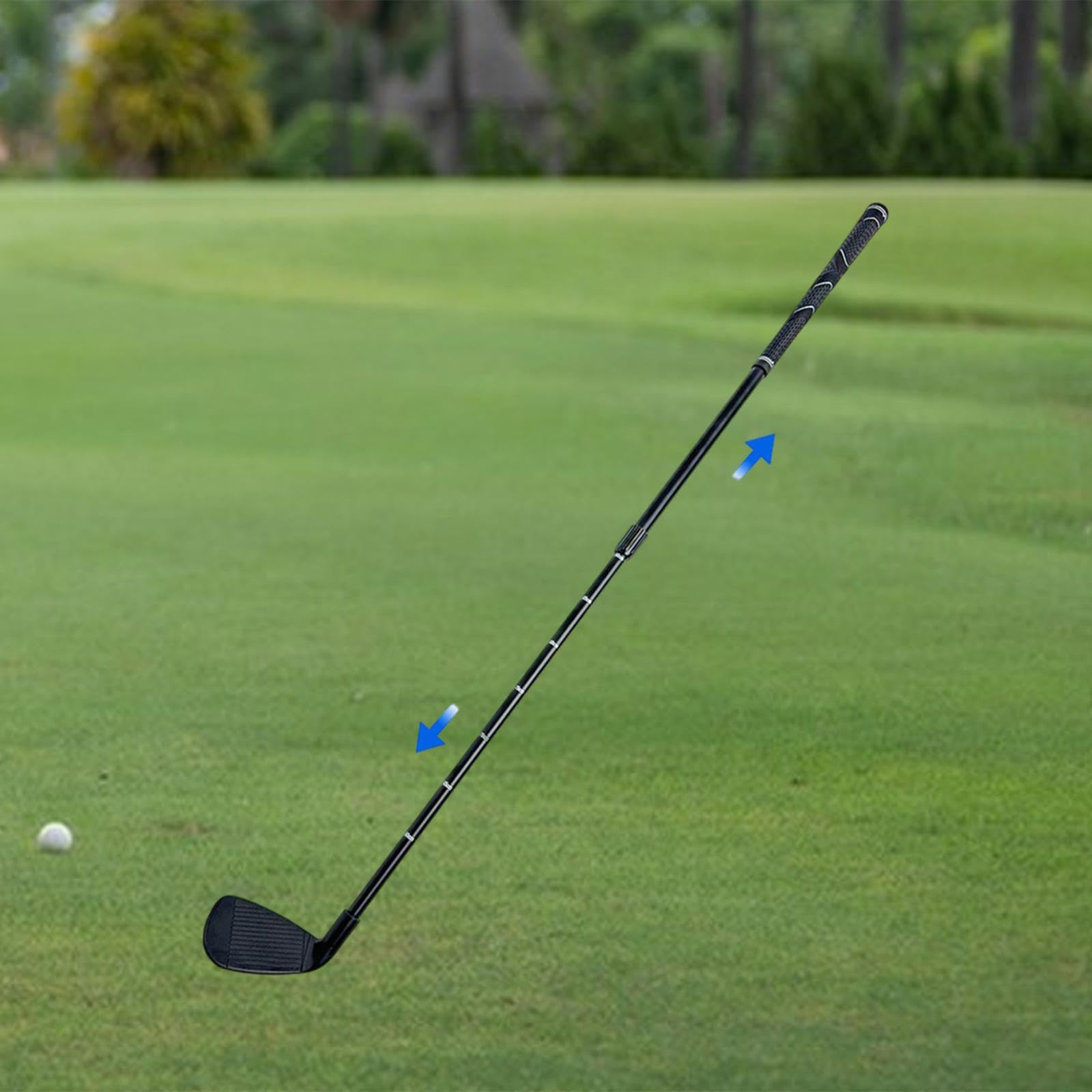 DYNWAVE Golf Chipper Club - Adjustable & Retractable Golf Wedge for Chipping Practice - Perfect Training Aid for Outdoor Golfers - Ideal for Backyard, Driving Range & Course Practice