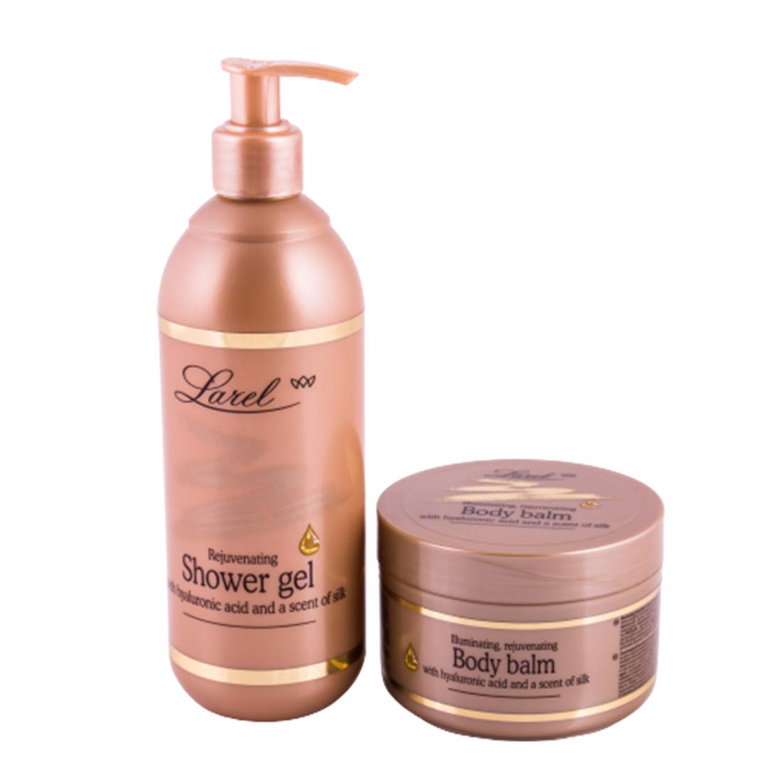 Larel Illuminating Rejuvenating Body Combo Set - Hydrating Shower Gel & Nourishing Balm for Glowing Skin | Perfect for Daily Skincare Routine & Spa-Like Relaxation at Home