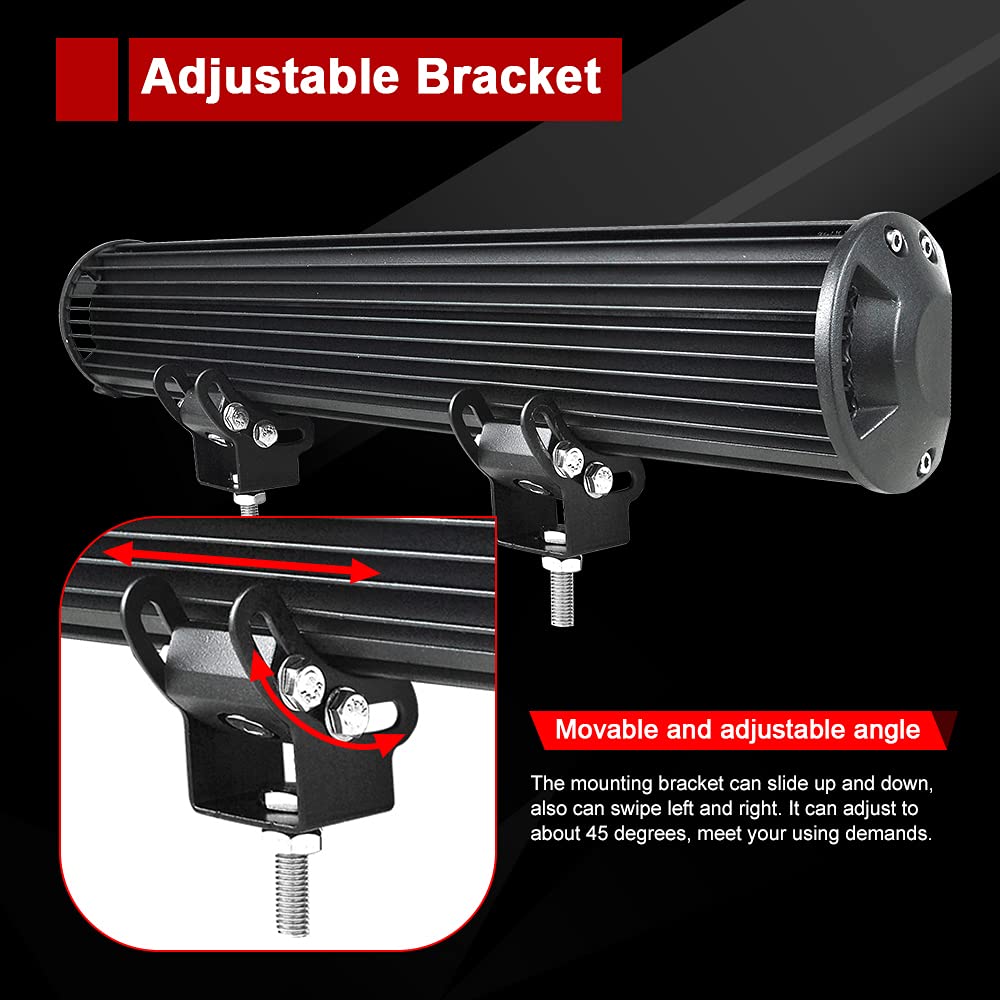 36 Inch 234W LED Light Bar - Flood Spot Combo Beam Off-Road Driving Lights - Waterproof Fog Work Lights for Trucks, SUVs, ATVs, Boats (12V/24V) - Perfect for Night Off-Roading, Camping & Emergency Lighting