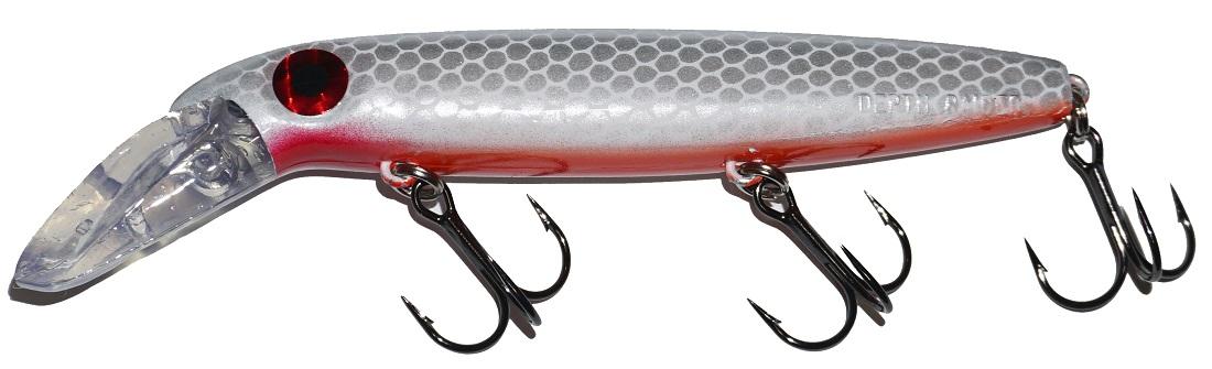 Bucher 6 DepthRaider Crankbait Fishing Lure - Premium Bass Fishing Bait for Freshwater & Saltwater - Ideal for Trolling, Casting, and Deep Water Fishing