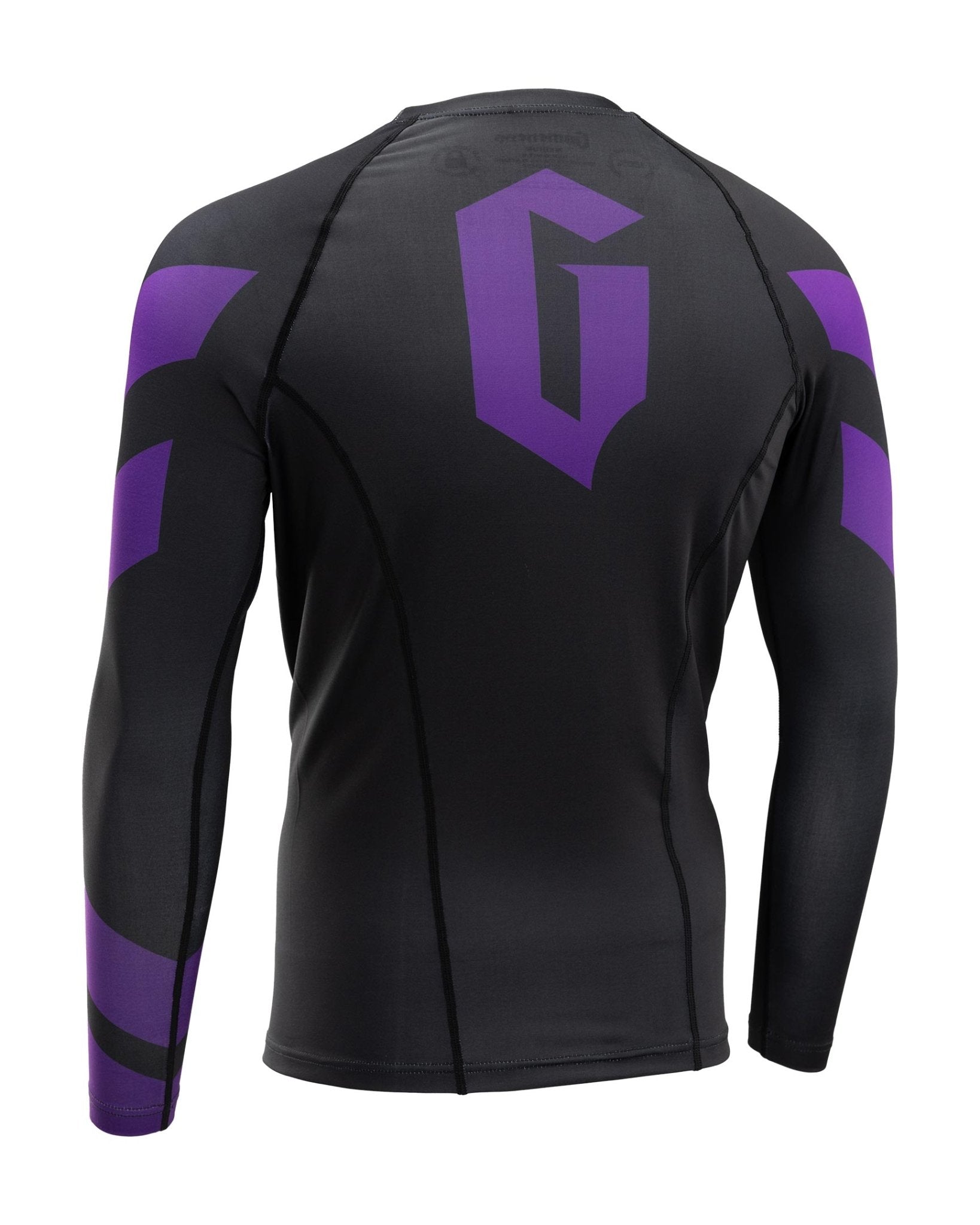 Men's Long Sleeve Pro Ranked Rash Guard - UPF 50+ Sun Protection for Surfing, MMA & Water Sports