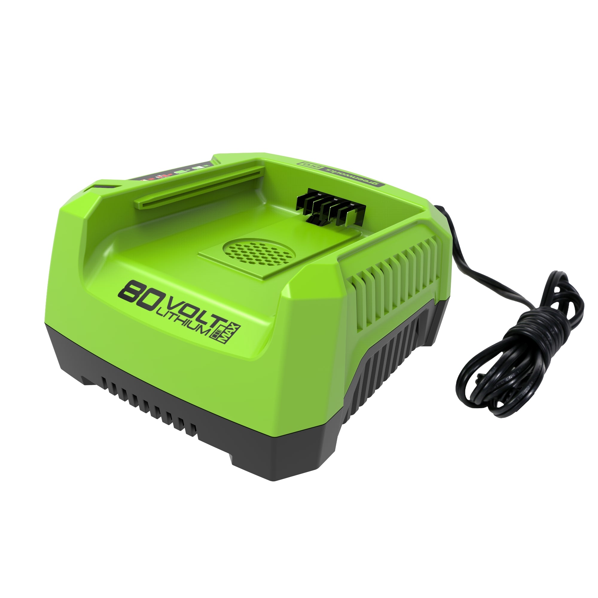 80V 4.0A Fast Battery Charger for Power Tools - Quick Charging for Drills, Saws & Outdoor Equipment | Perfect for Construction Sites & DIY Projects