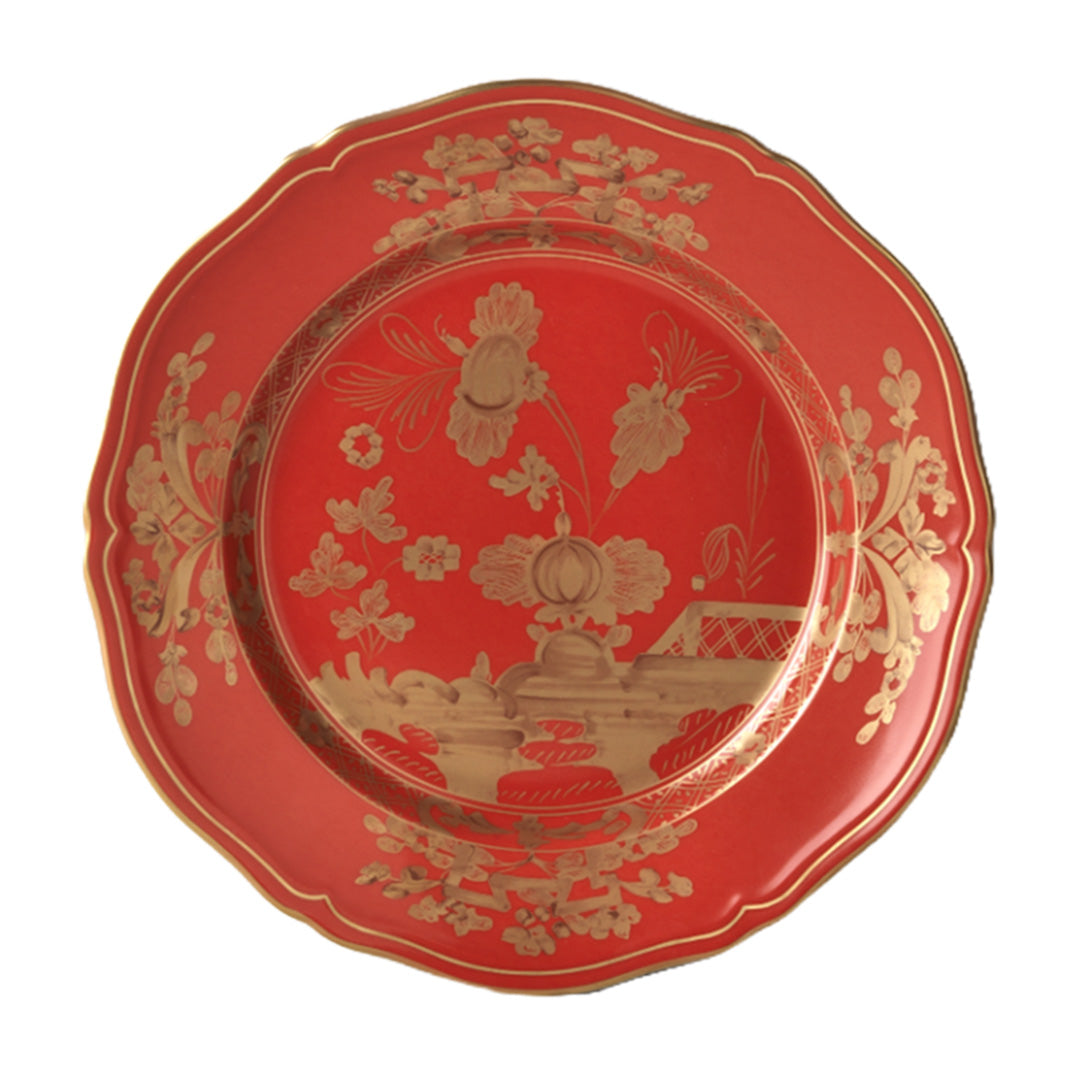 Oriente Italiano Rubrum Dinner Plate - Elegant Italian Ceramic Dinnerware for Fine Dining & Special Occasions