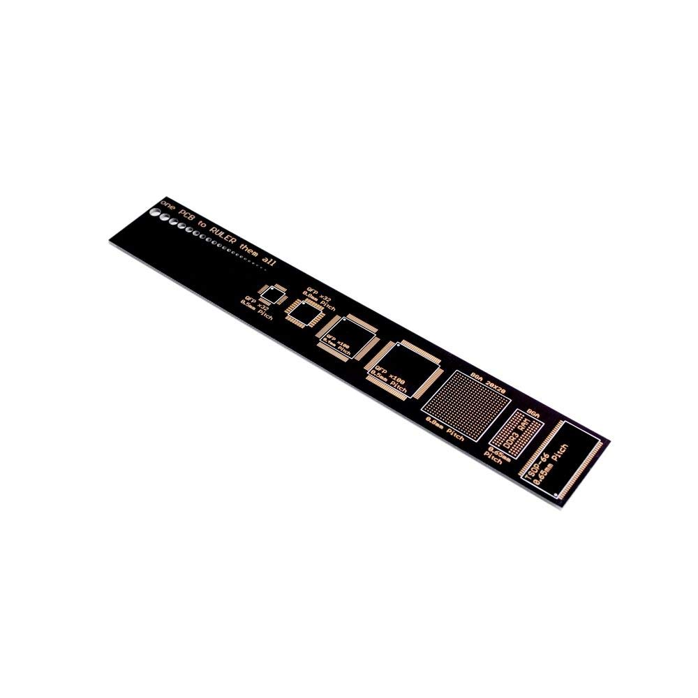 PCB Reference Ruler v2 - 6 Inch (15cm) Precision Measurement Tool for Arduino & Electronics Engineers | Essential for Circuit Board Design, Prototyping & DIY Projects