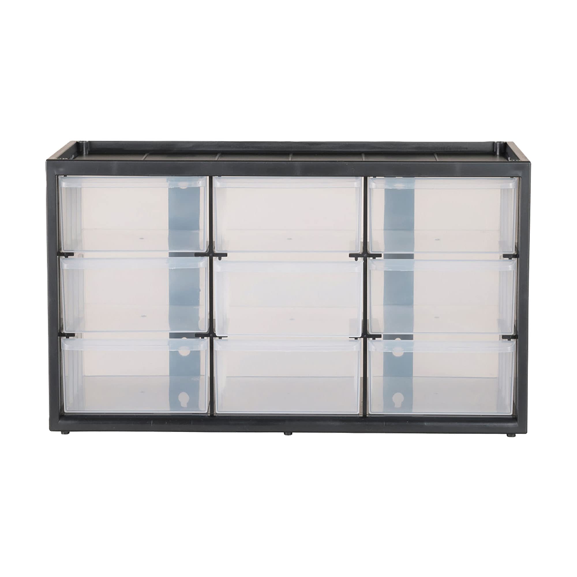 CRAFTSMAN 9-Compartment Plastic Storage Organizer Bin System - Modular Home & Office Organization (CMST40709) - Perfect for Tools, Craft Supplies & Small Parts Storage
