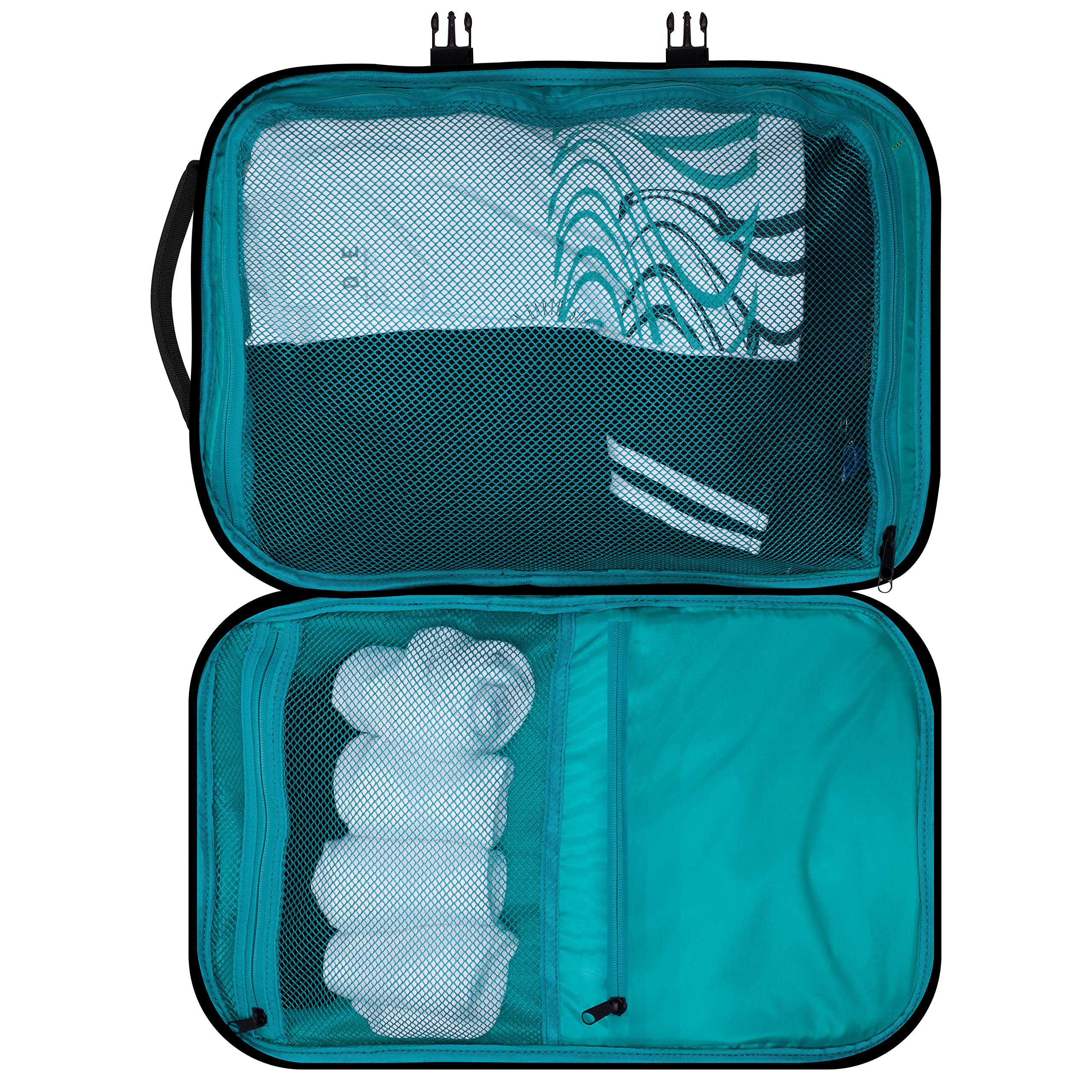 Duronic LB25 Underseat Carry-On Cabin Bag with Laptop Sleeve - Lightweight Travel Backpack & Hand Luggage for Airplanes (Fits United Airlines, Emirates, EasyJet, Virgin Atlantic) - Perfect for Business Trips, Weekend Getaways & Overnight Flights