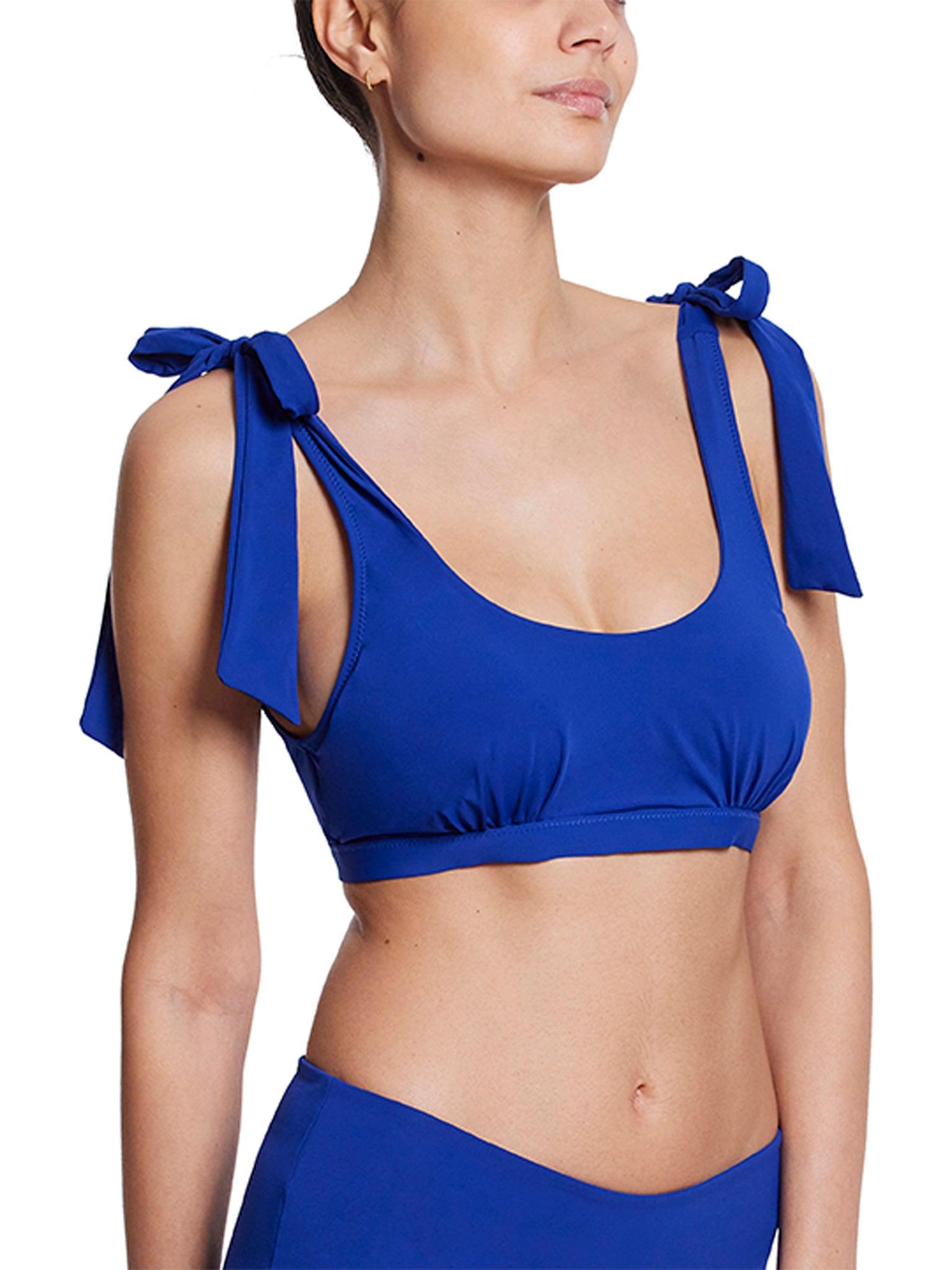 Women's Scoop Neck Swim Top - Flattering One Piece Bathing Suit for Beach & Pool - Perfect for Swimming, Sunbathing & Vacation