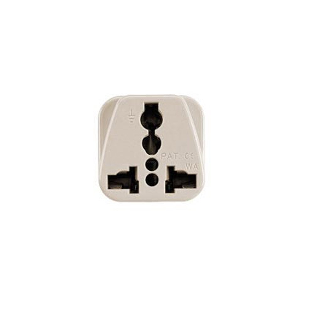 Grounded Adapter Plug - US to Italy Travel Converter with CE Certification | Perfect for Charging Devices in Italy