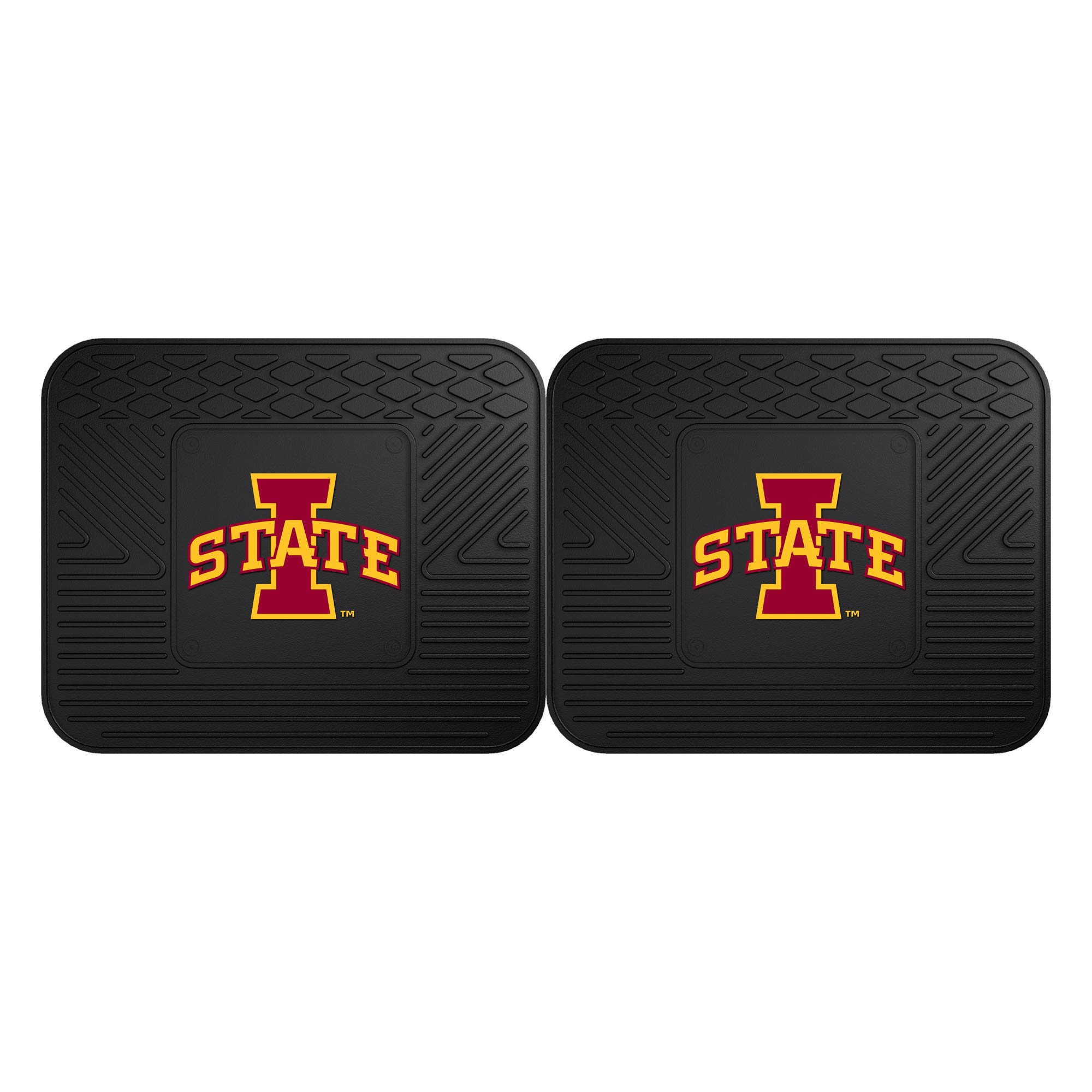 Iowa State University Car Seat Mats - 2-Piece Set for Back Seats | Waterproof & Non-Slip Car Floor Mats | Perfect for ISU Fans, Alumni & Students | Tailgating, Road Trips & Daily Commute
