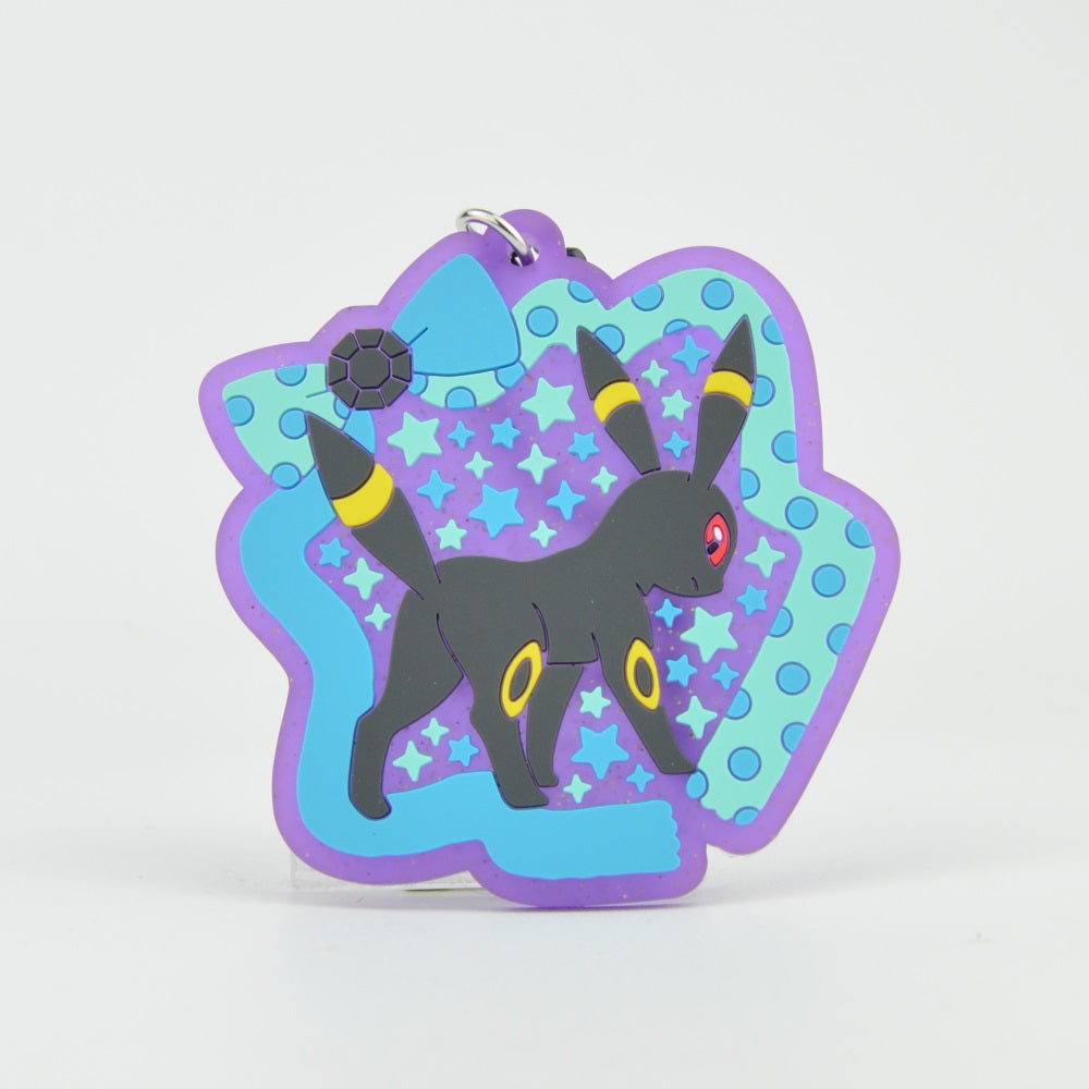 Pokemon Ghost Series SK Japan Glitter Rubber Keychain - Cute Anime Keyring for Backpacks, Bags & Gifts | Official Pokemon Merchandise