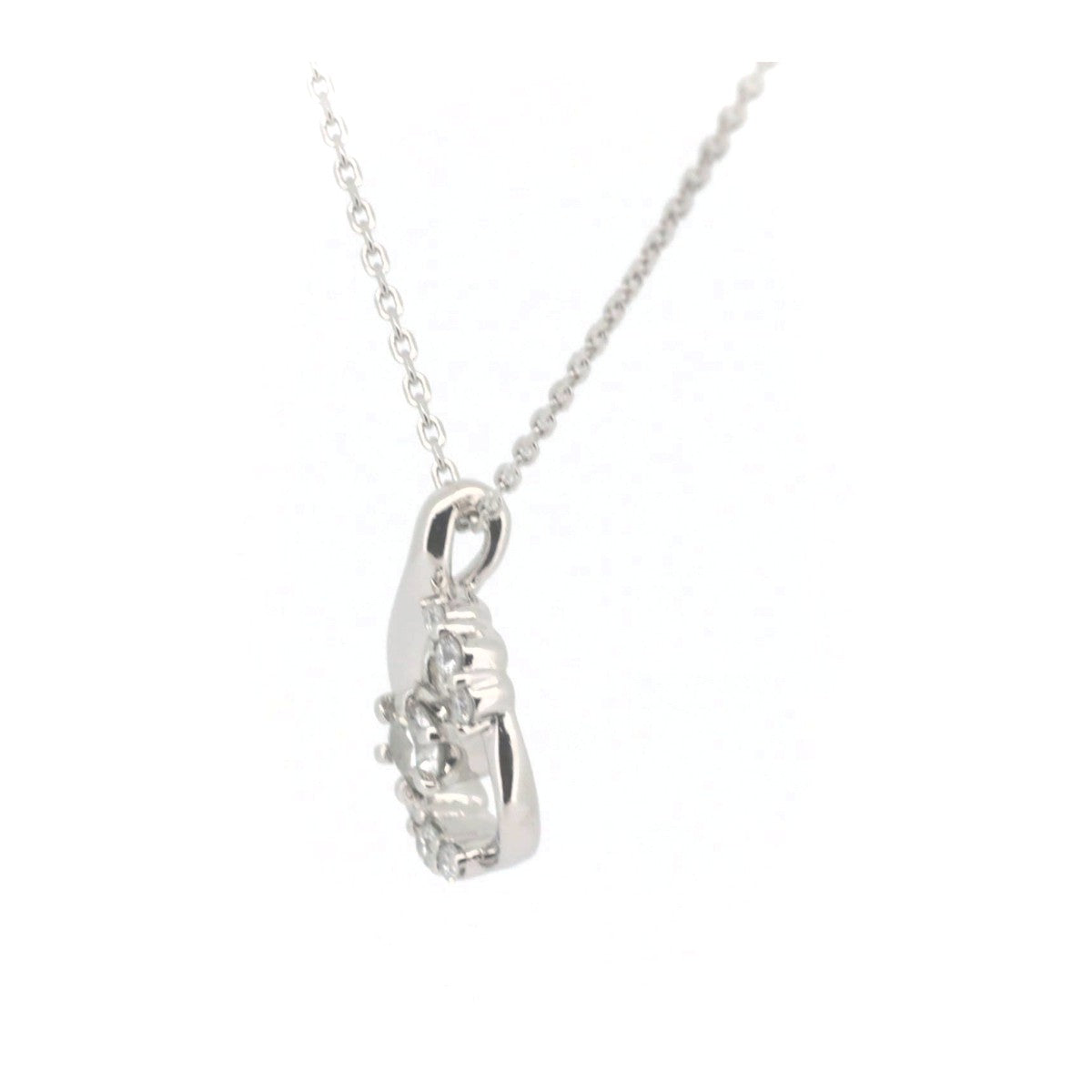 4°C Diamond Necklace PT995 Platinum - Elegant 18K White Gold Pendant for Women, Perfect for Anniversary, Wedding & Valentine's Day Gifts | Luxury Jewelry for Special Occasions