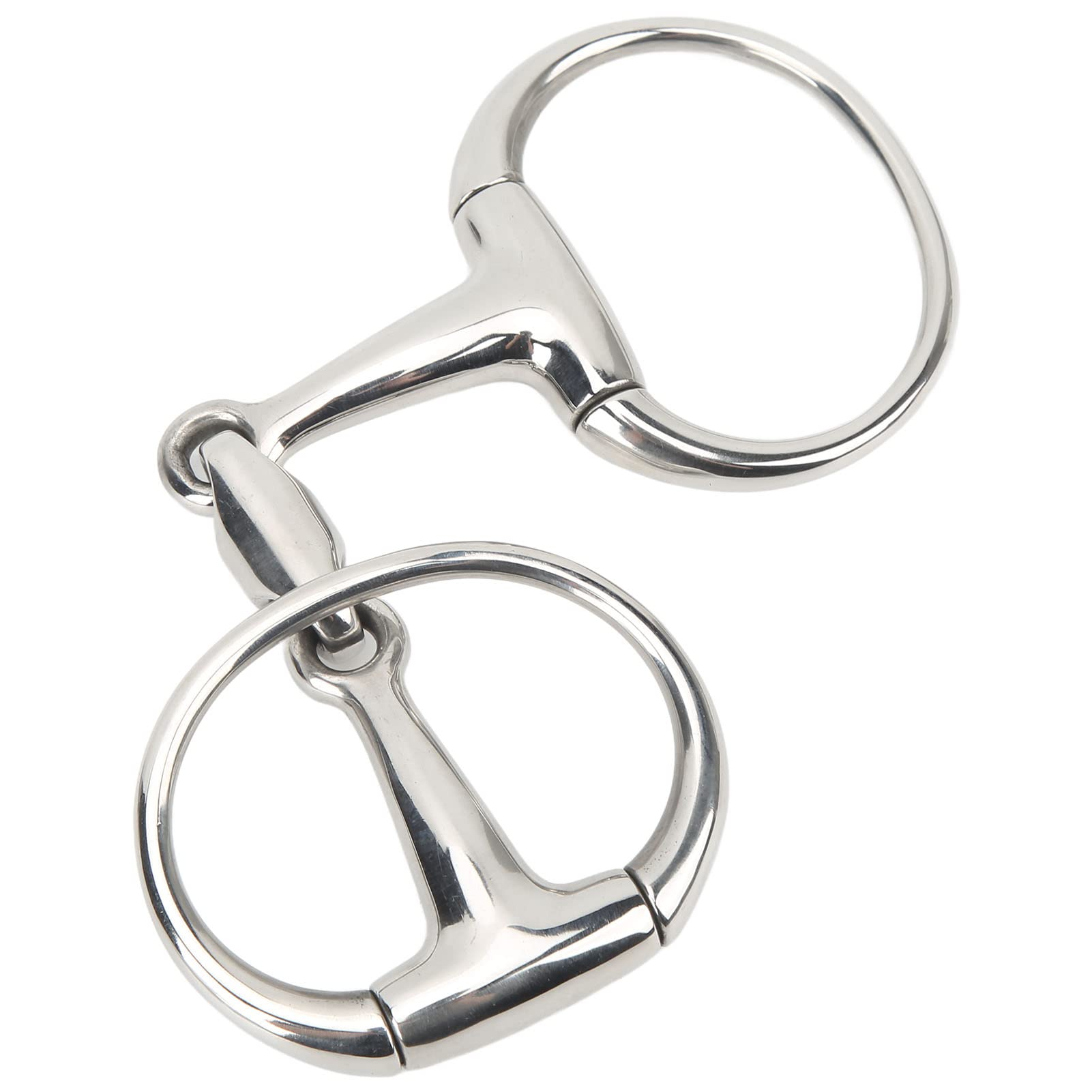 Premium Stainless Steel Horse Snaffle Bit – Comfort Fit Equestrian Training Bit with Anti-Biting Design for Dressage, Jumping & Trail Riding