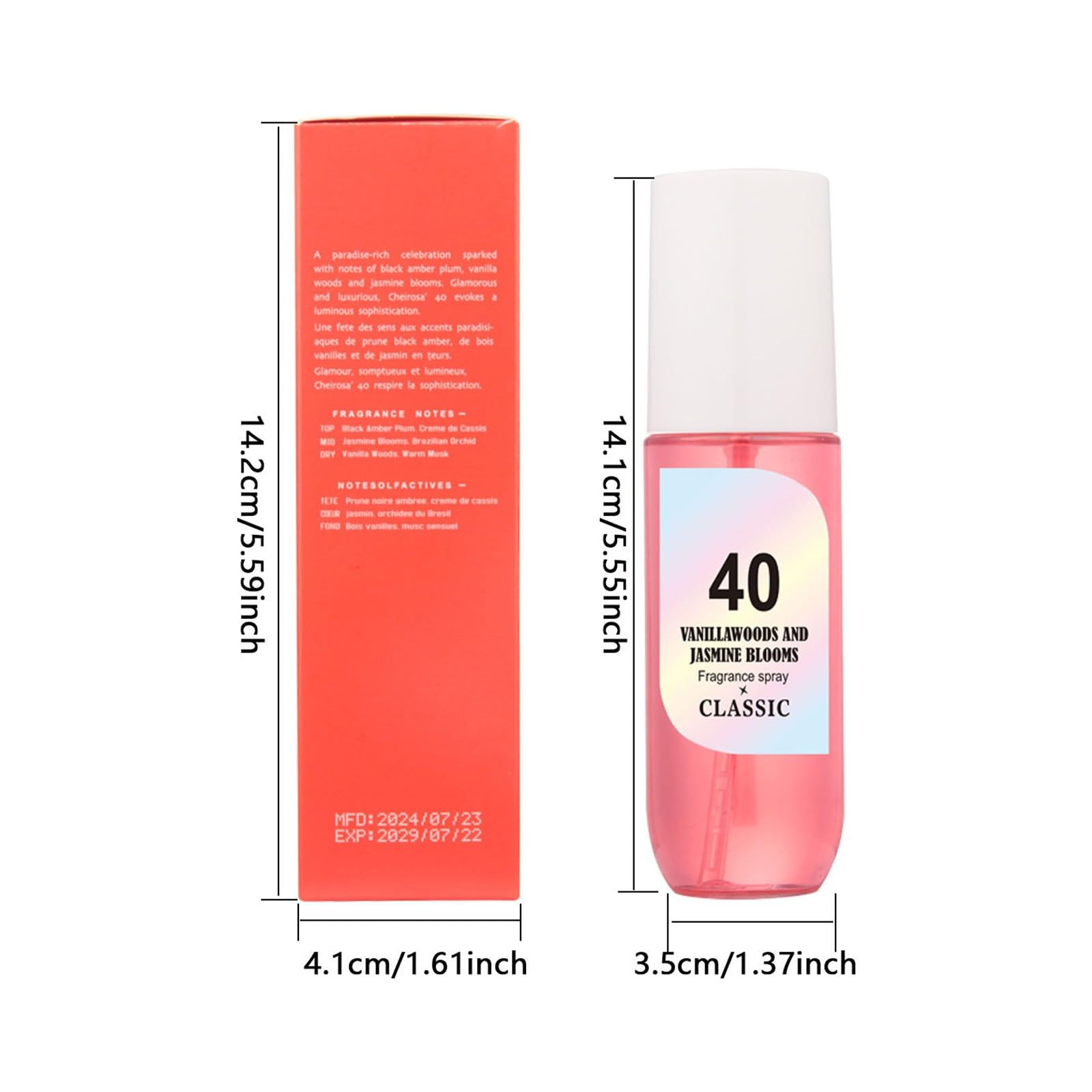 Long Lasting Women's Body Spray & Hair Perfume Mist - Floral Fragrance for Parties, Dates & Festivals | Lightweight Pink Scent for Daily Use, Work & Special Occasions