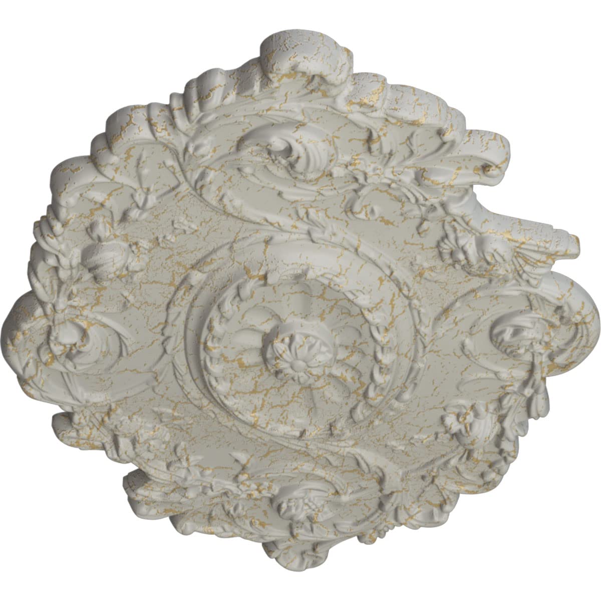 Ekena Millwork CM30SGPCC Strasbourg Decorative Ceiling Medallion - 30.5