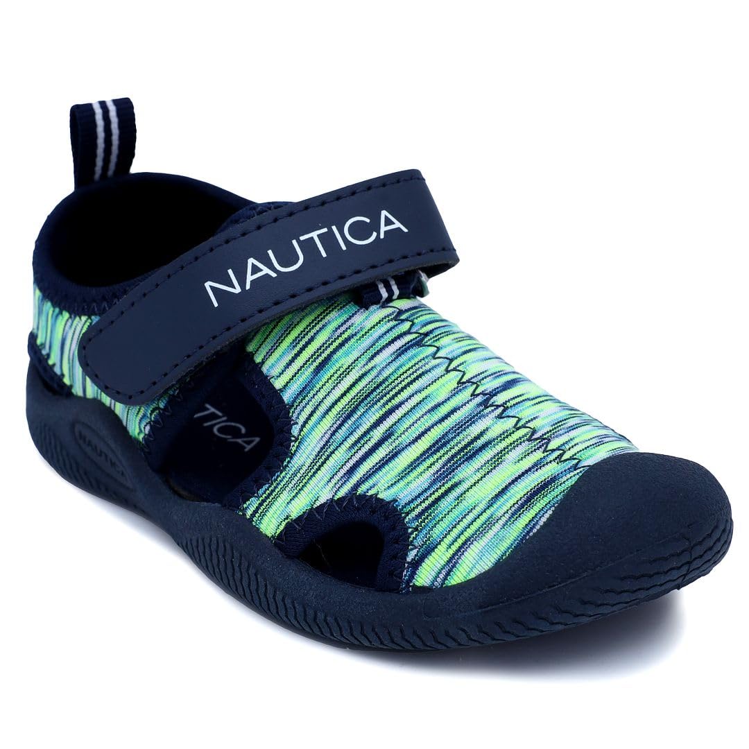 Nautica Kids Water Shoes for Boys & Girls - Closed-Toe Protective Sport Sandals for Toddler, Little & Big Kids | Beach, Pool & Outdoor Activities